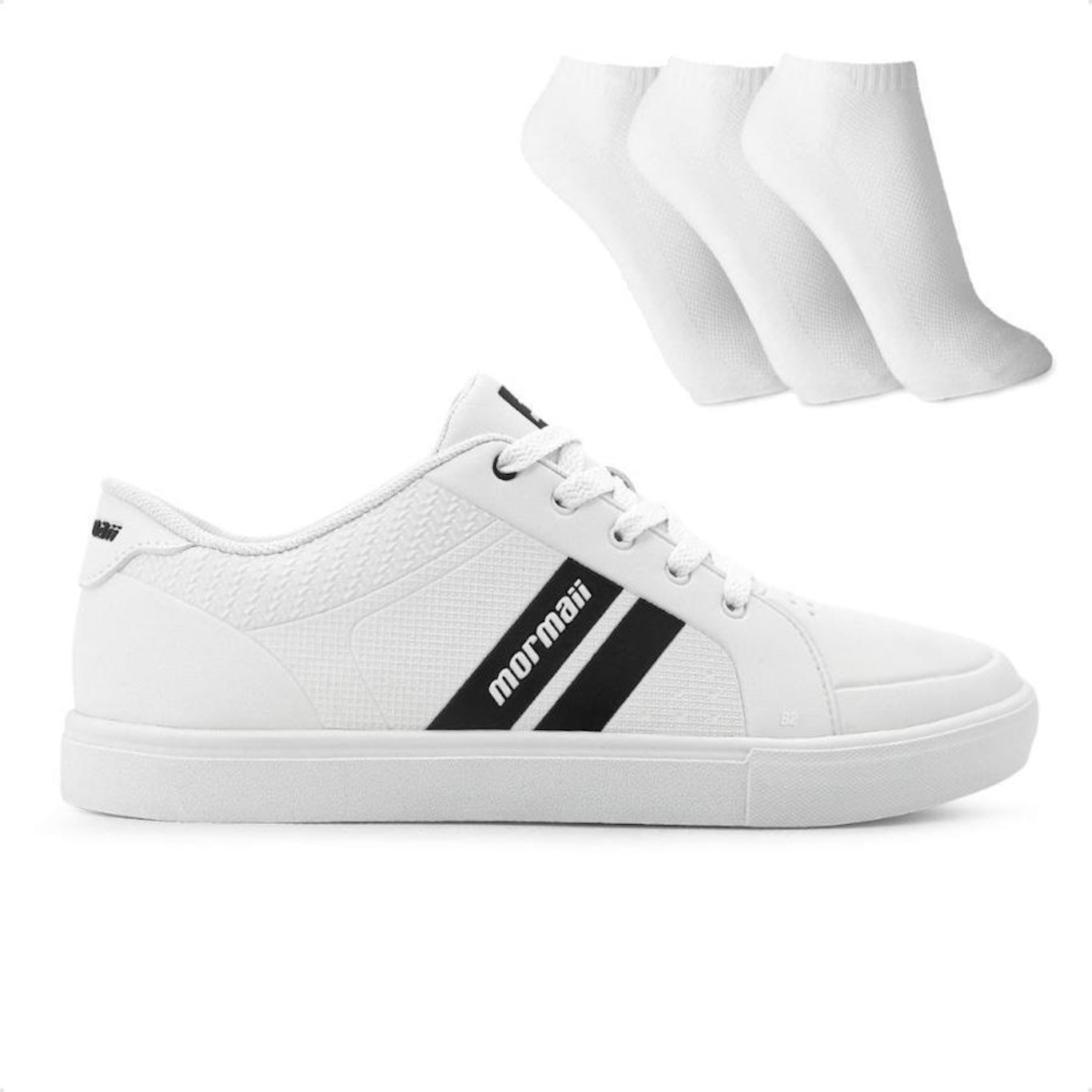 Tênis Mormaii Urban Stripe 3 + 3 Pares de Meias - Masculino - Foto 1