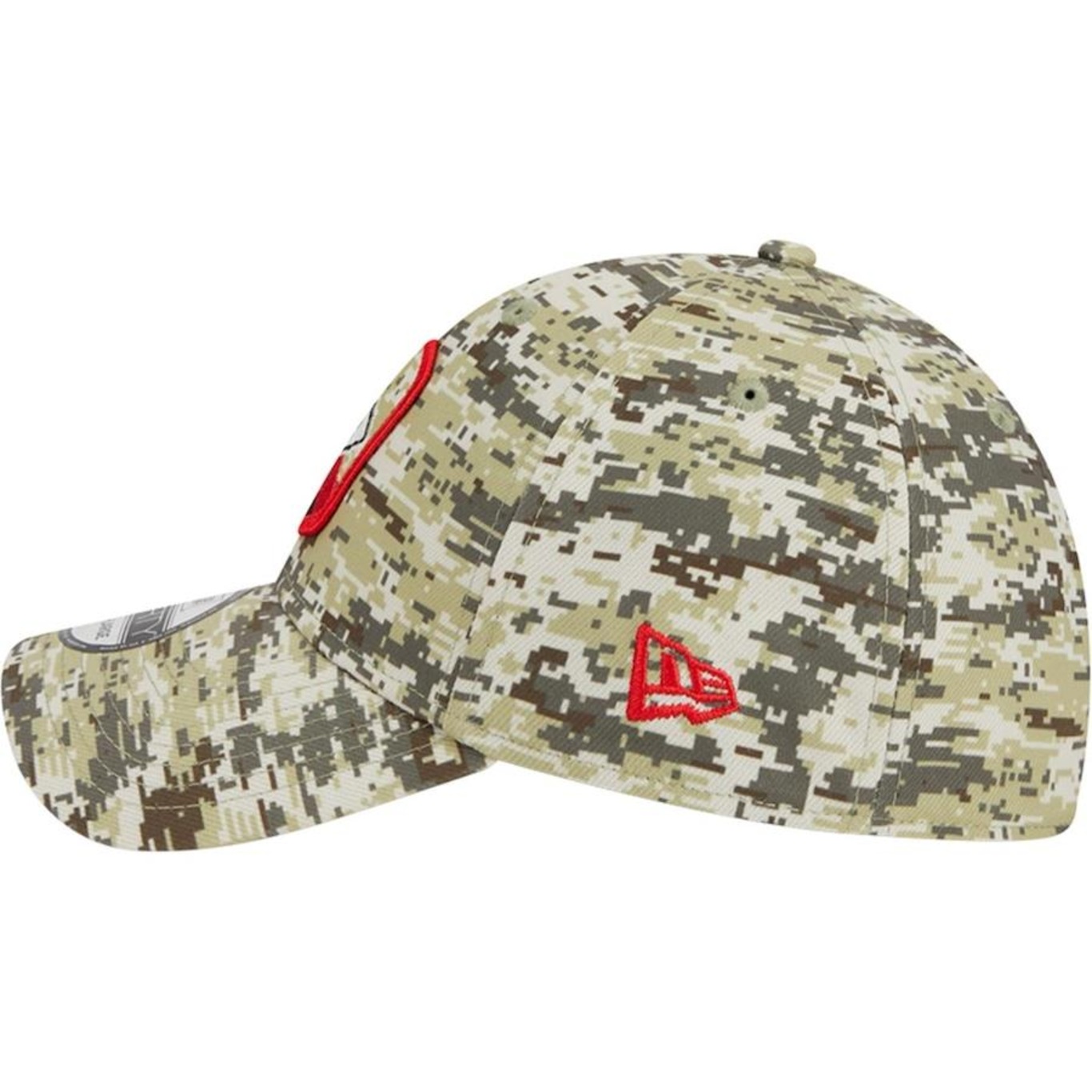 Boné Aba Curva New Era 39Thirty Stretch Fit Salute To Service Kansas City Chiefs - Fechado - Adulto - Foto 4