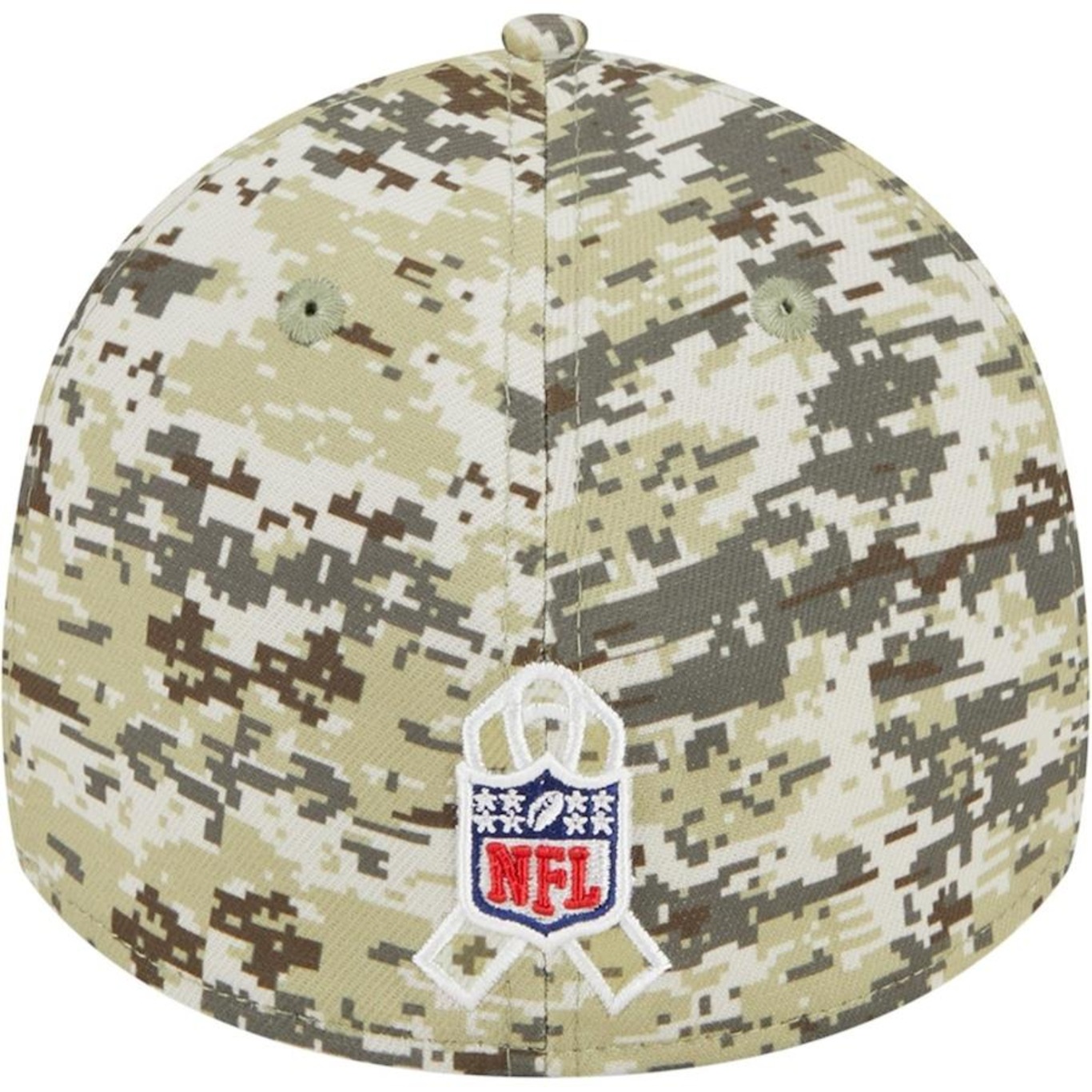 Boné Aba Curva New Era 39Thirty Stretch Fit Salute To Service Las Vegas Raiders - Fechado - Adulto - Foto 6