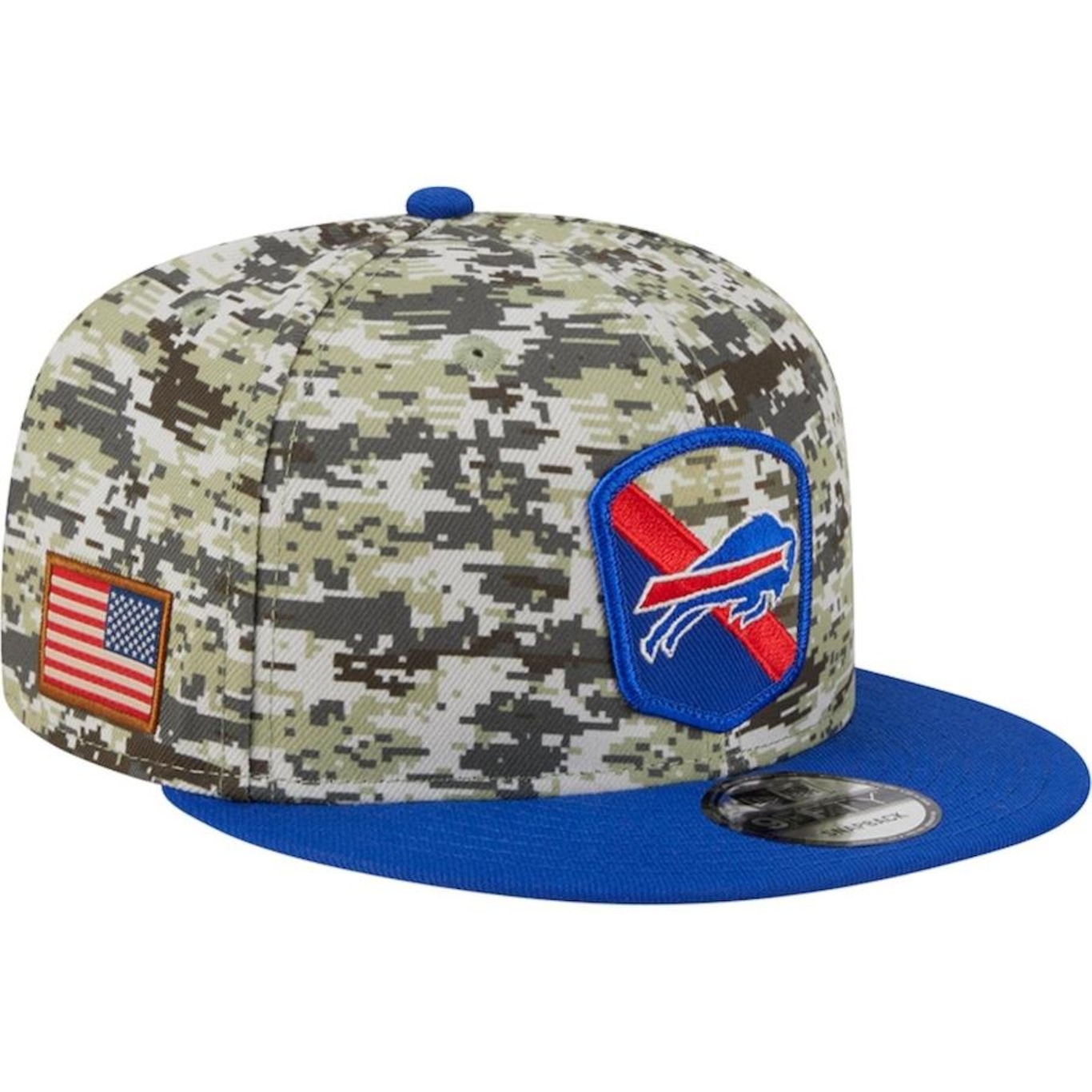 Boné Aba Reta New Era 9Fifty Salute To Service Buffalo Bills - Snapback - Adulto - Foto 2