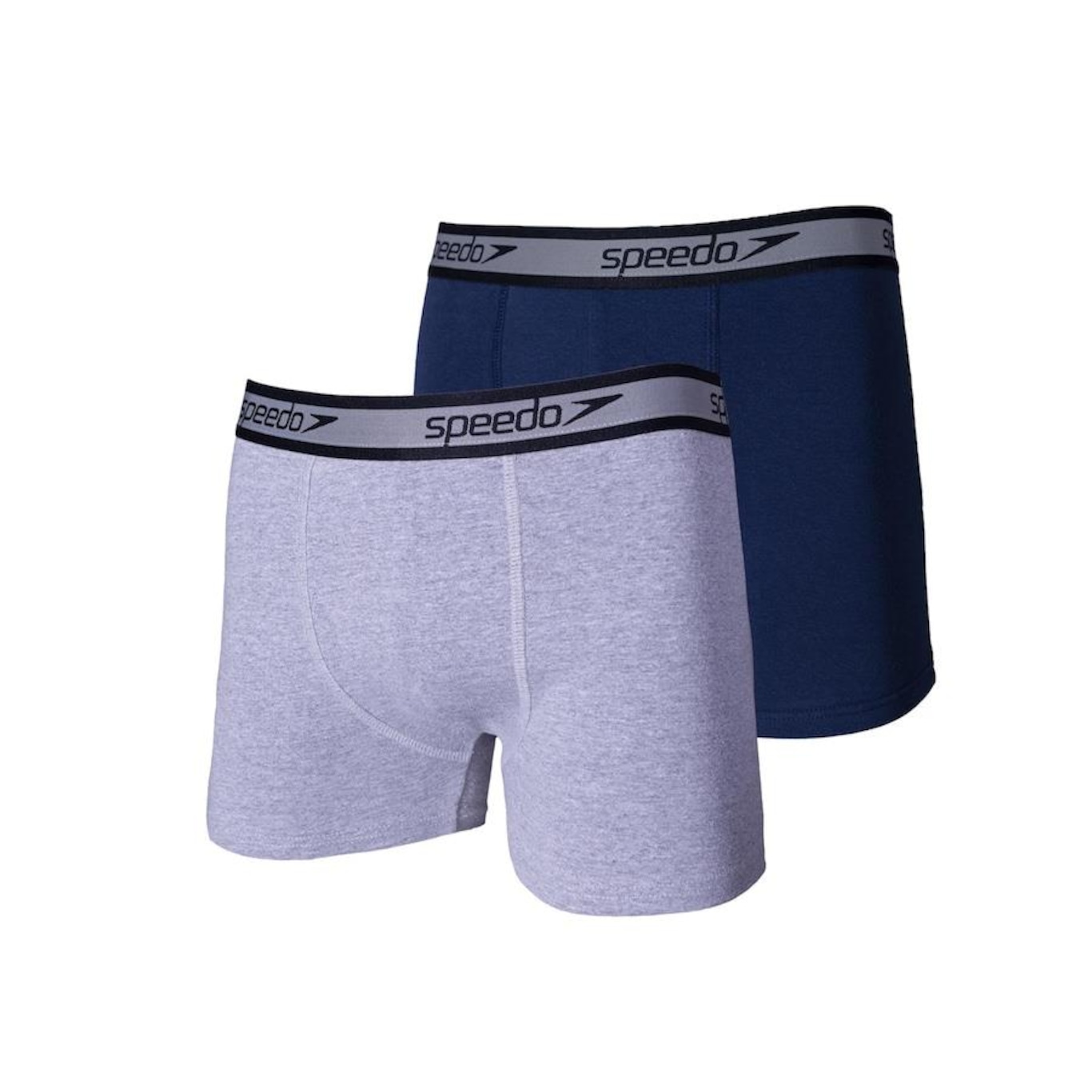 Kit de Cuecas Boxer Speedo Cotton com 2 Unidades - Adulto - Foto 2