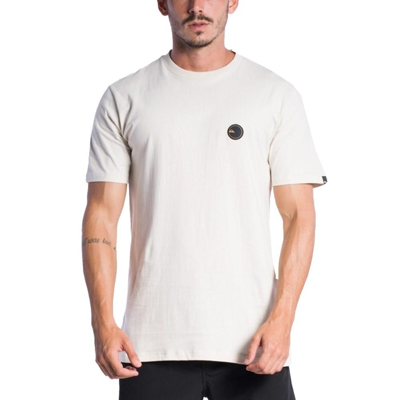 Camiseta Quiksilver Patch Round - Masculina - Foto 1