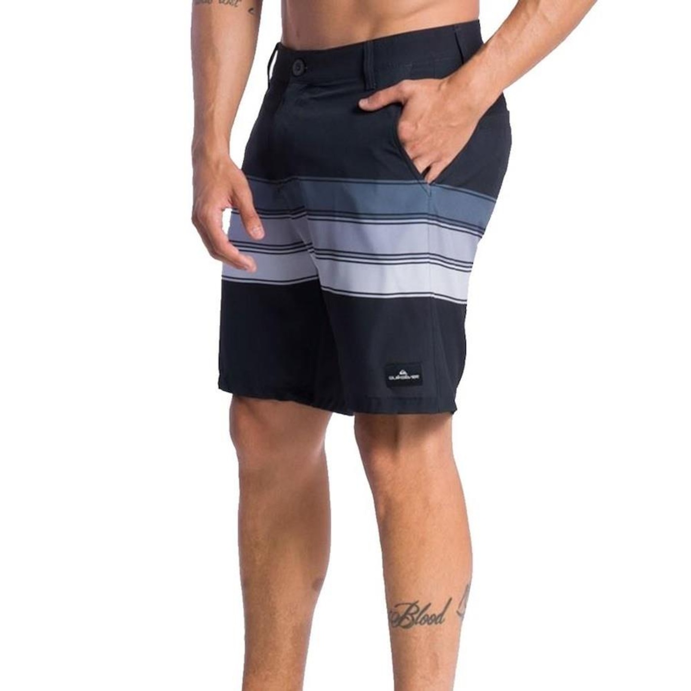 Bermuda Água Quiksilver Hybrid Tijuana - Masculina - Foto 3