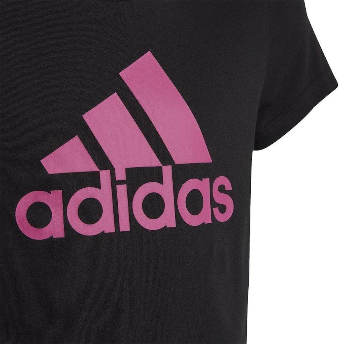 Camiseta Infantil adidas Manga Curta Big Logo Essentials - Foto 3