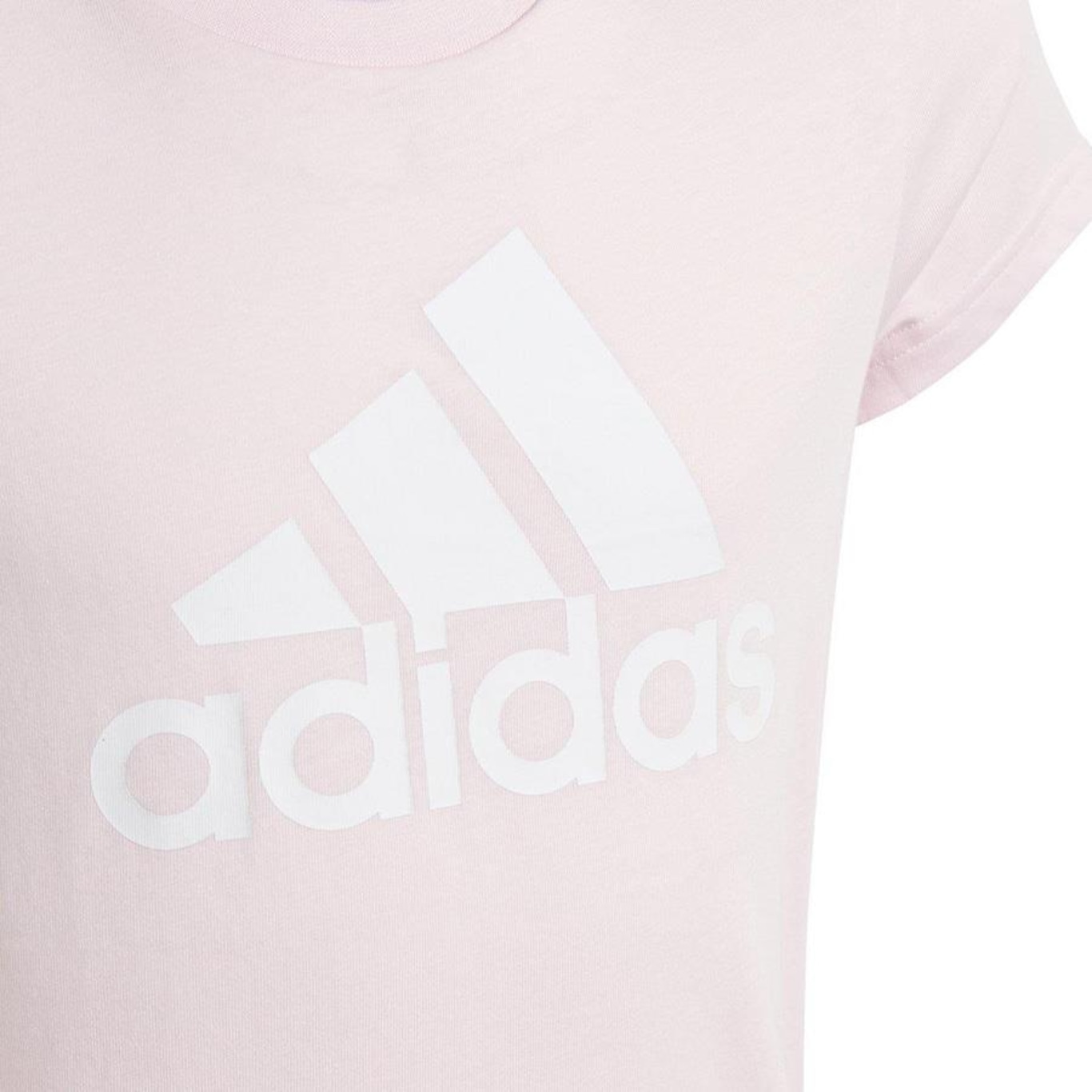 Camiseta Infantil adidas Manga Curta Big Logo Essentials - Foto 3