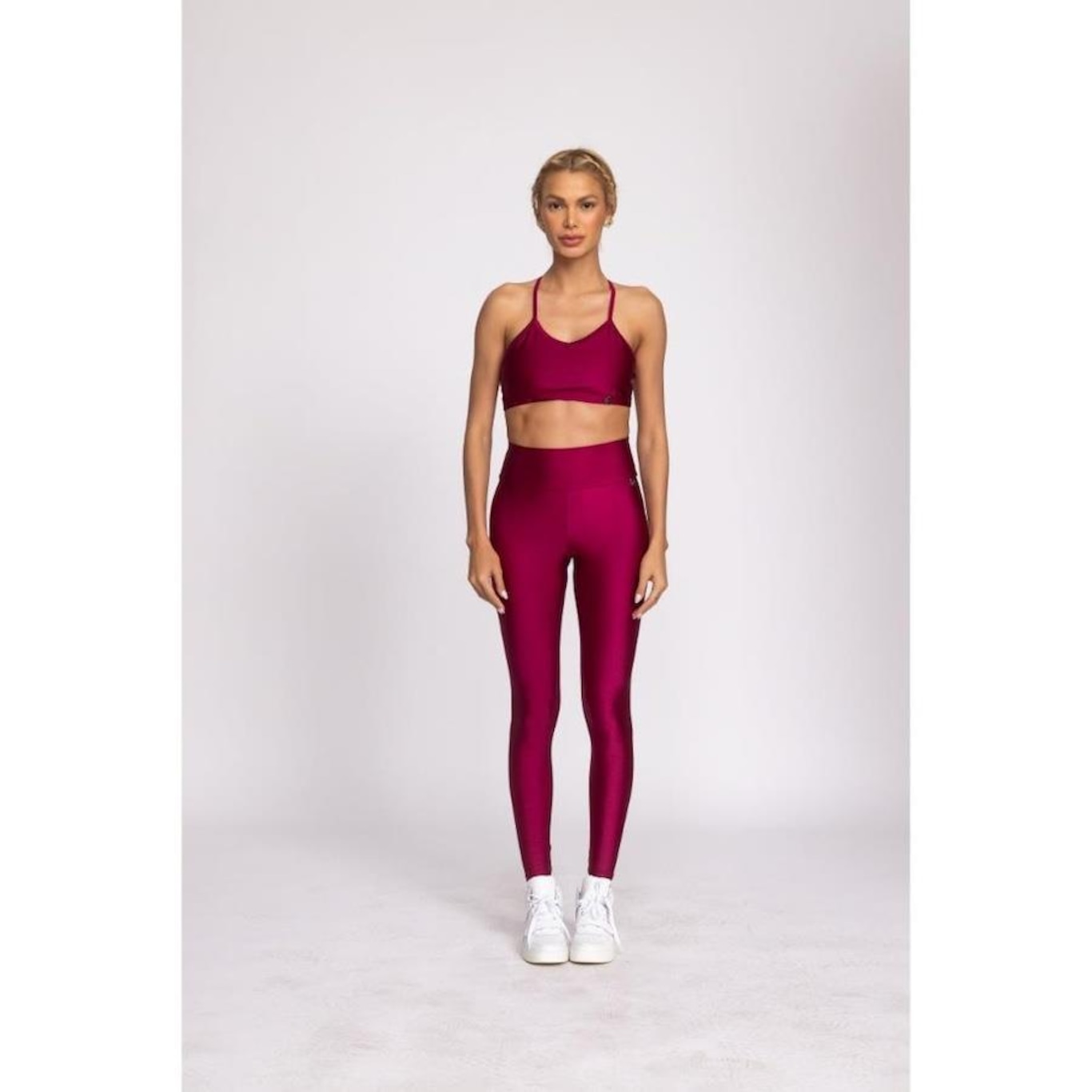 Top Fitness com Bojo Removível Vibs Fitwear Frente Única - Feminino - Foto 4