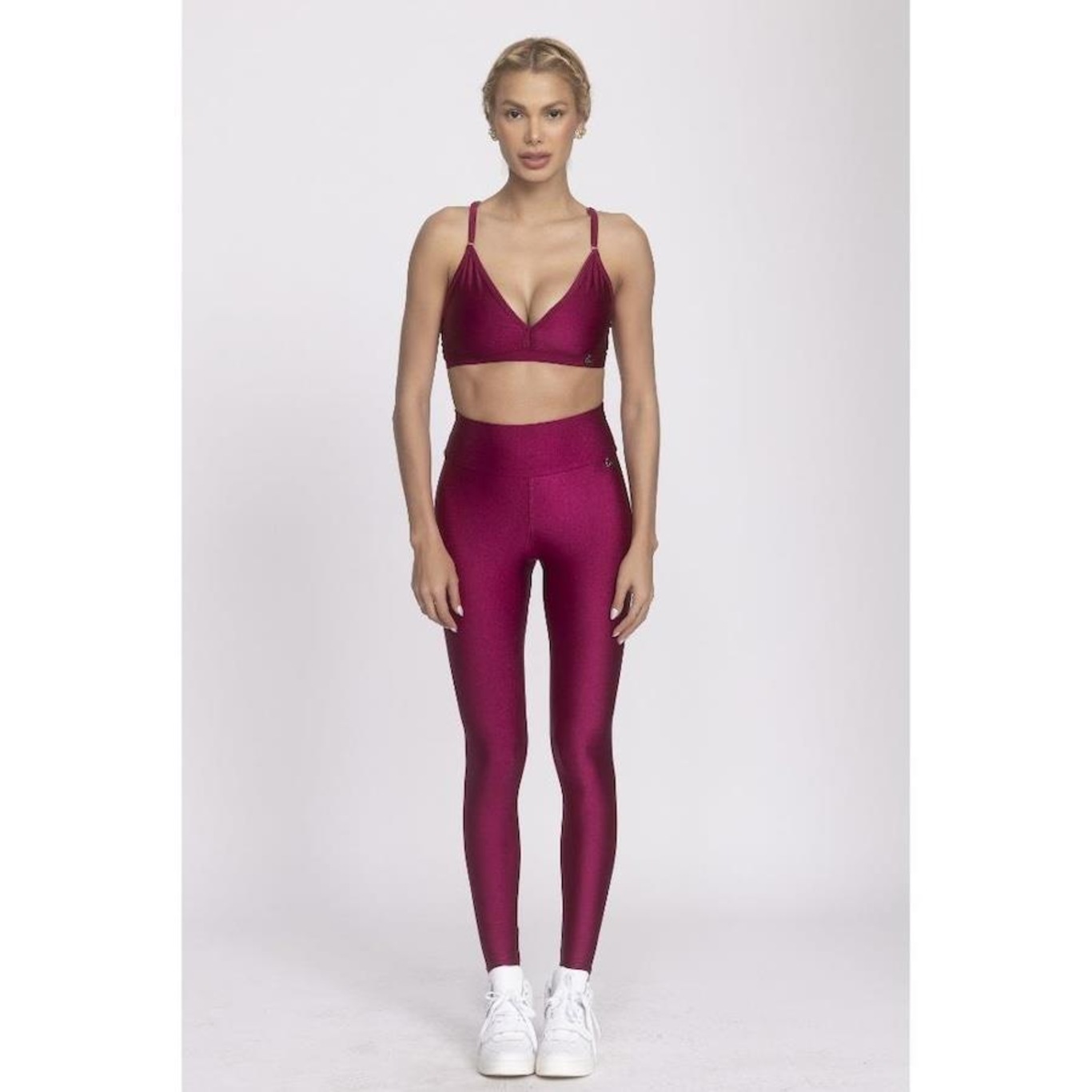 Calça Legging Vibs Fitwear Fitness Empina Bumbum - Feminina - Foto 4