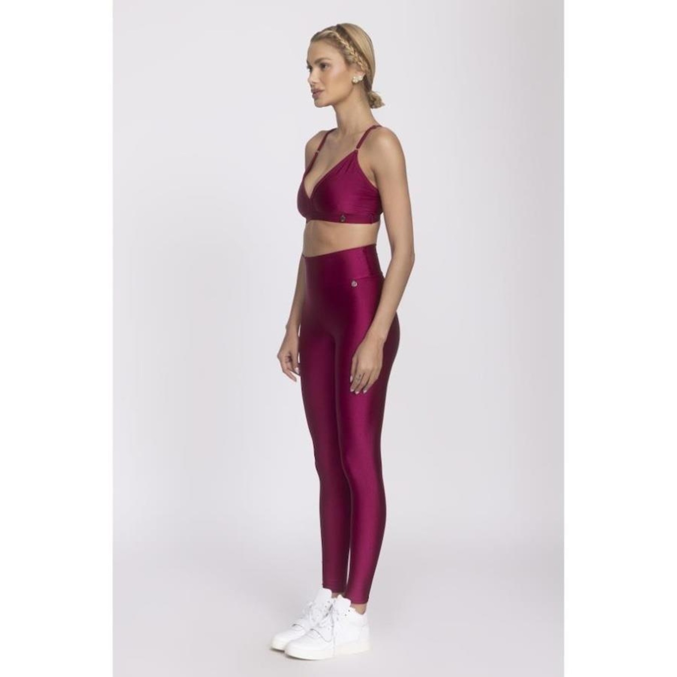 Calça Legging Vibs Fitwear Fitness Empina Bumbum - Feminina - Foto 5