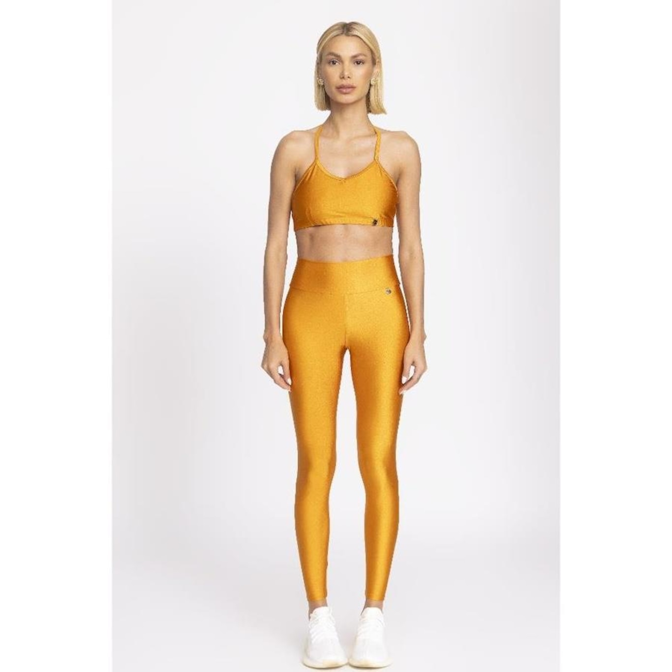 Top Fitness com Bojo Removível Vibs Fitwear Frente Única - Feminino - Foto 4