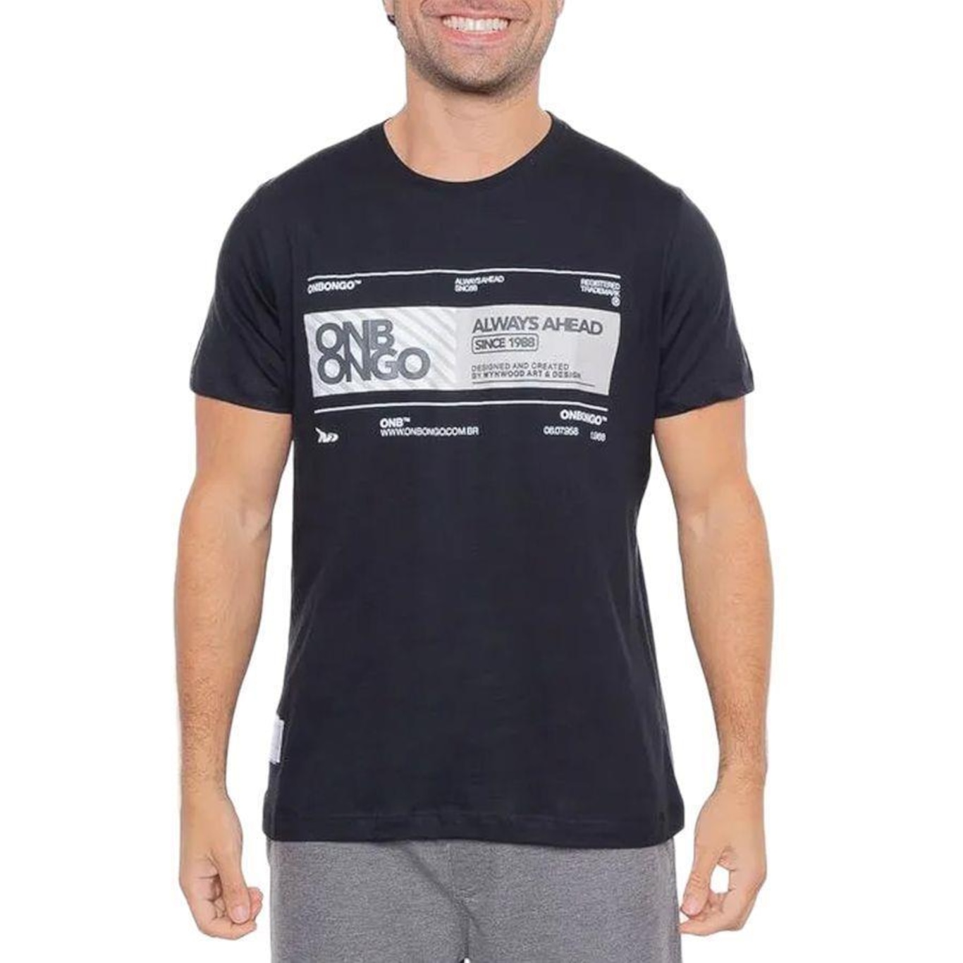 Camiseta Onbongo Estampada - Masculina - Foto 1