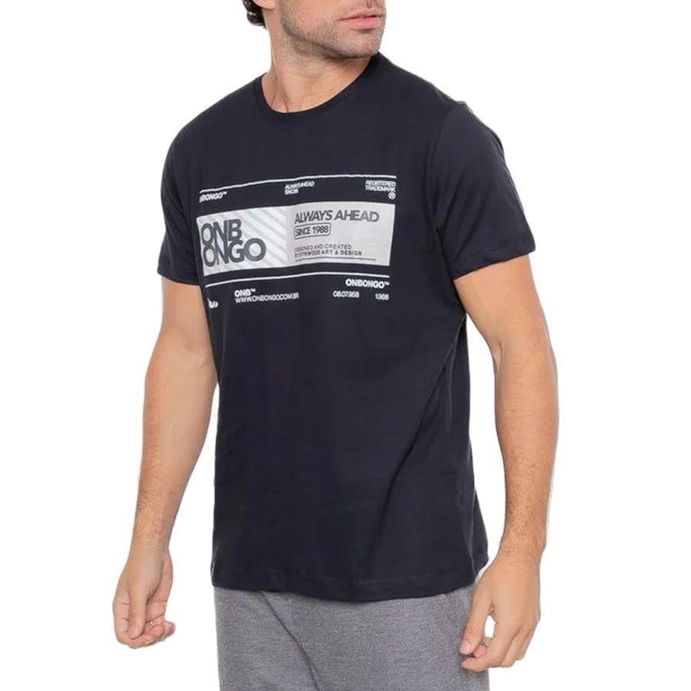 Camiseta Onbongo Estampada - Masculina - Foto 4