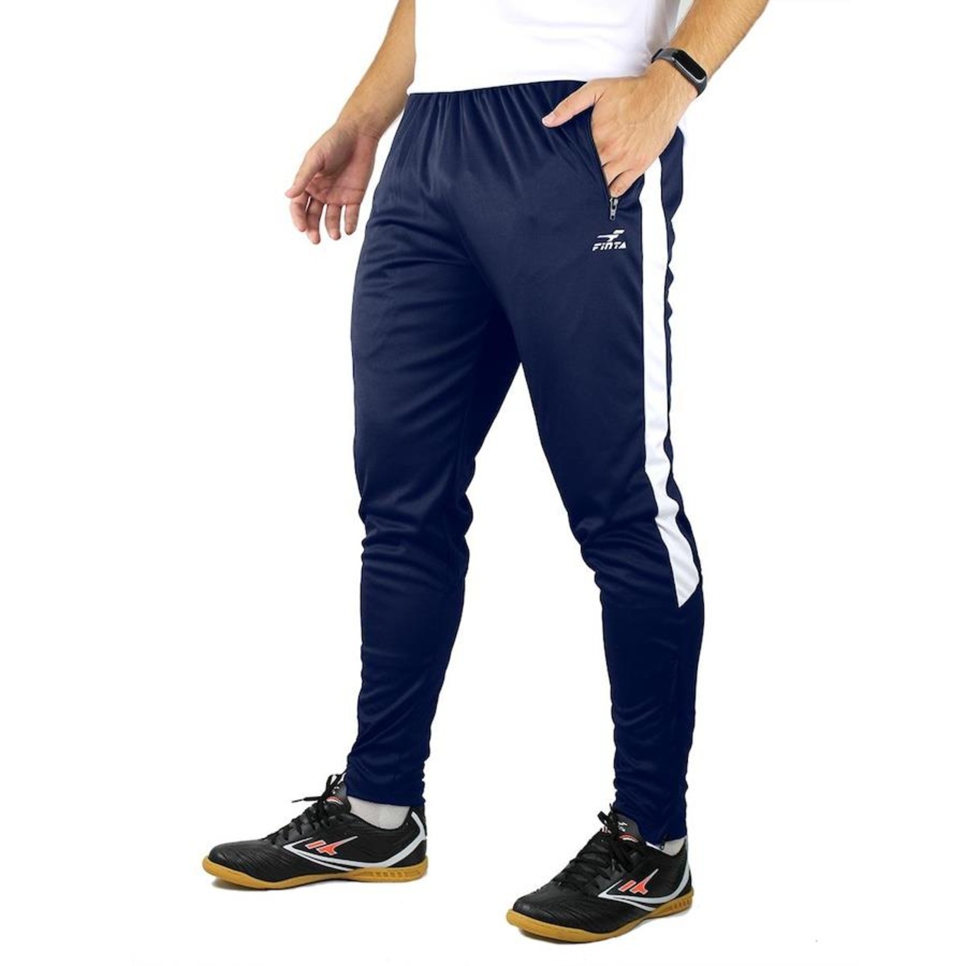 Calça Finta de Treino Slim - Masculina - Foto 2