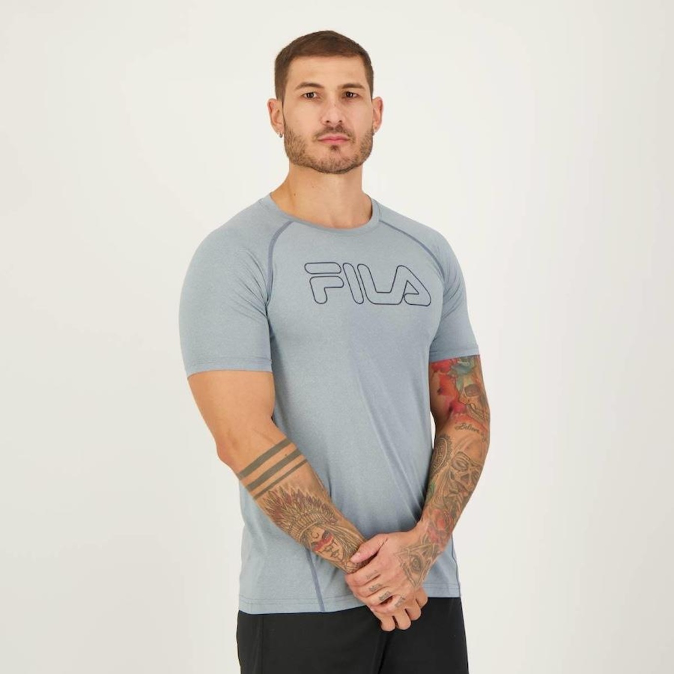 Camiseta Fila Sport Blend Logo - Masculina - Foto 2