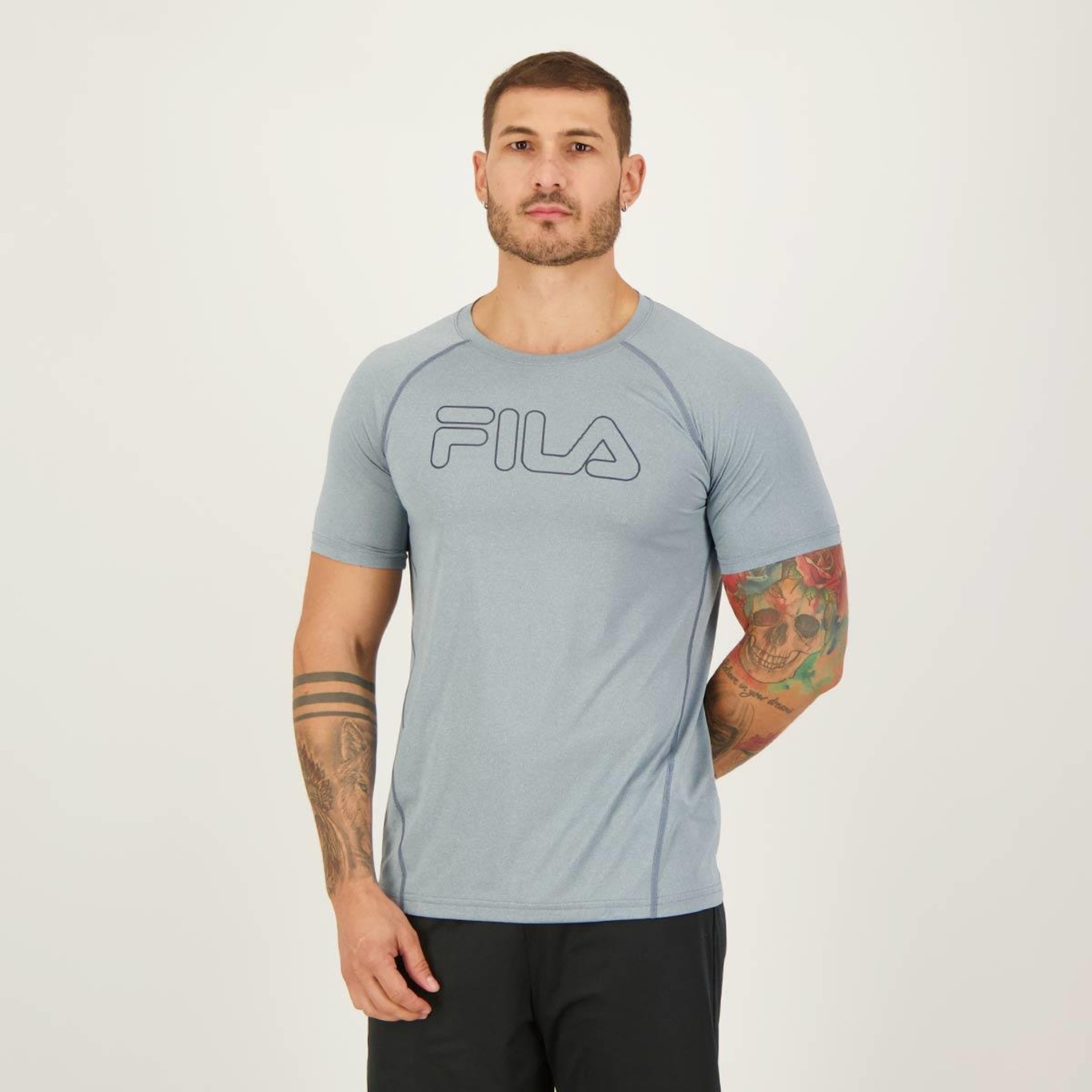 Camiseta Fila Sport Blend Logo - Masculina - Foto 5