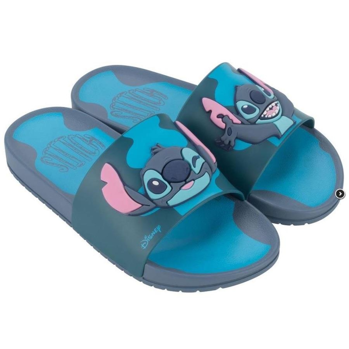 Chinelo Grendene Disney Mania Gaspea Slide - Infantil - Foto 1