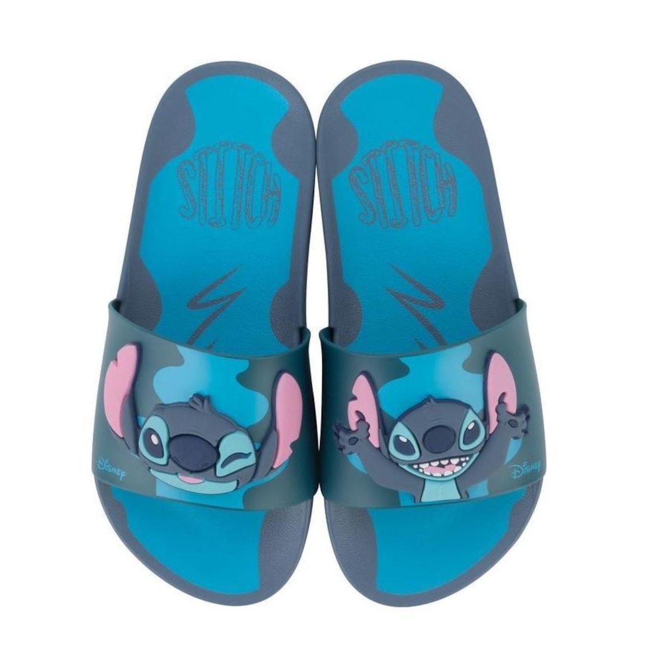 Chinelo Grendene Disney Mania Gaspea Slide - Infantil - Foto 2