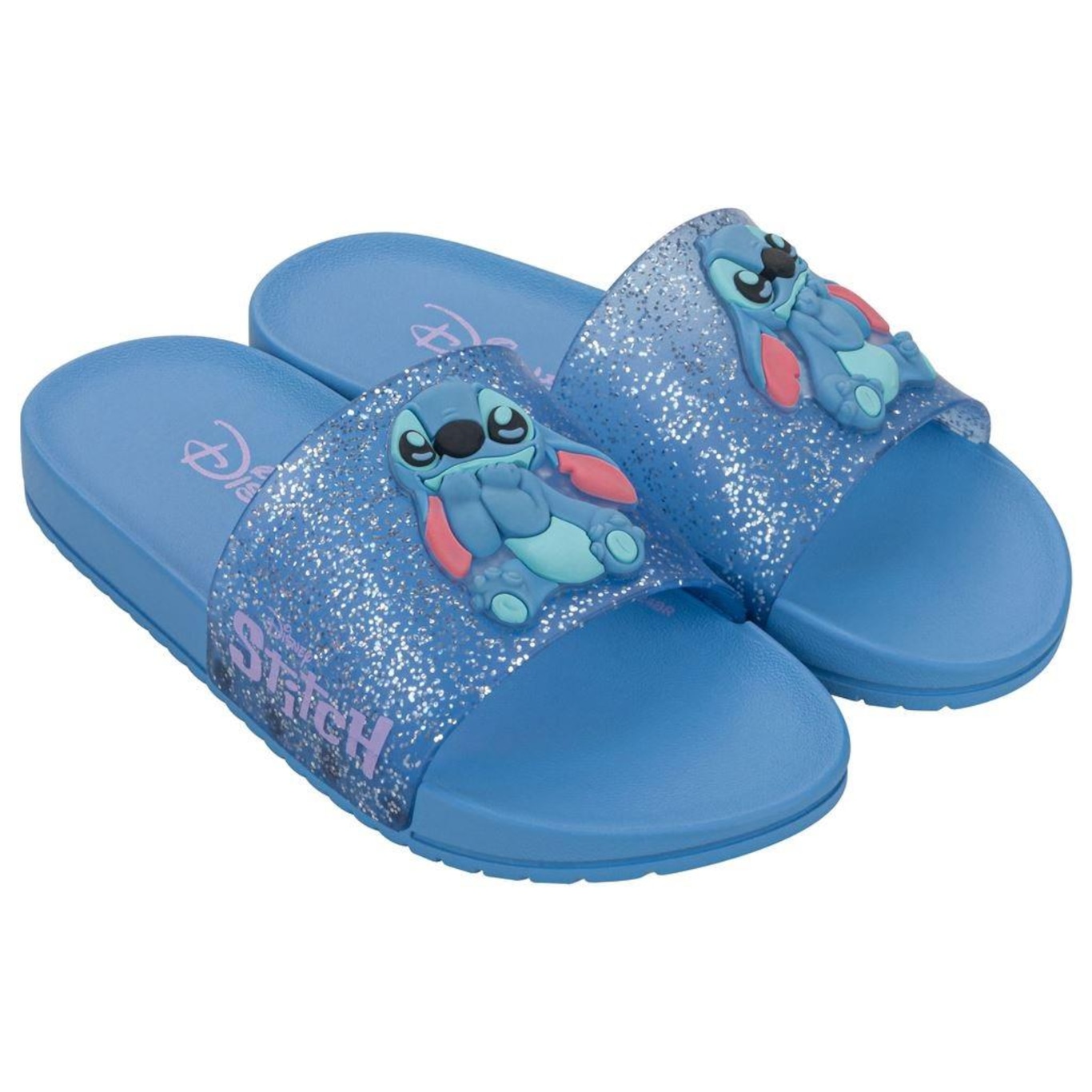 Chinelo Grendene Disney Mania Gaspea Slide - Infantil - Foto 1