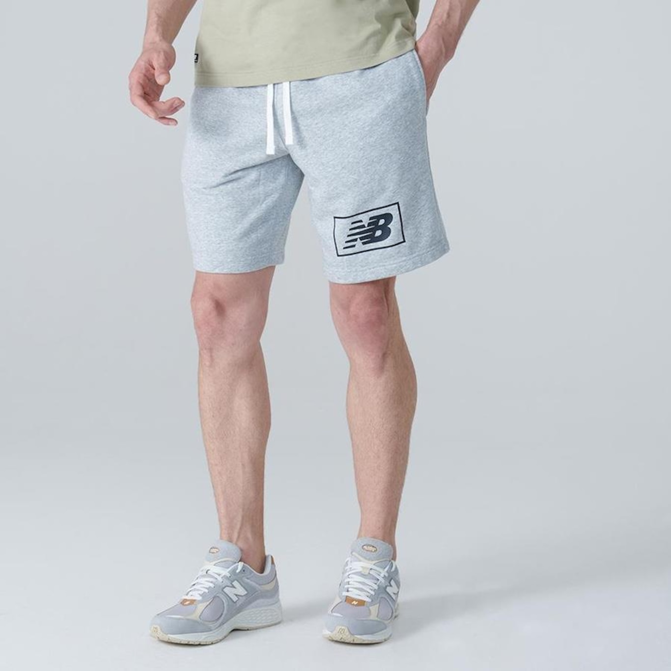 Bermuda New Balance Essentials - Masculina - Foto 1