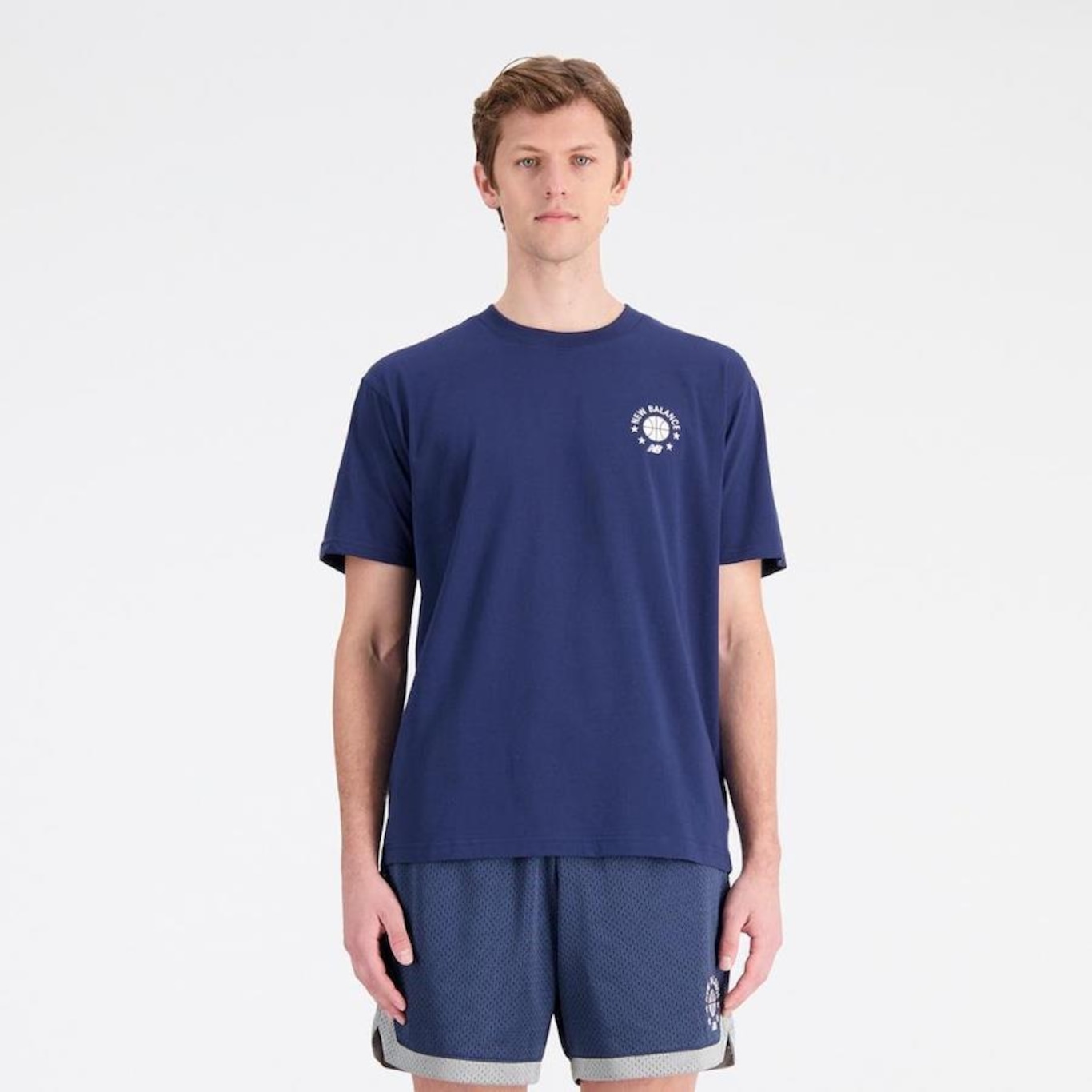 Camiseta New Balance Hoops - Masculina - Foto 2