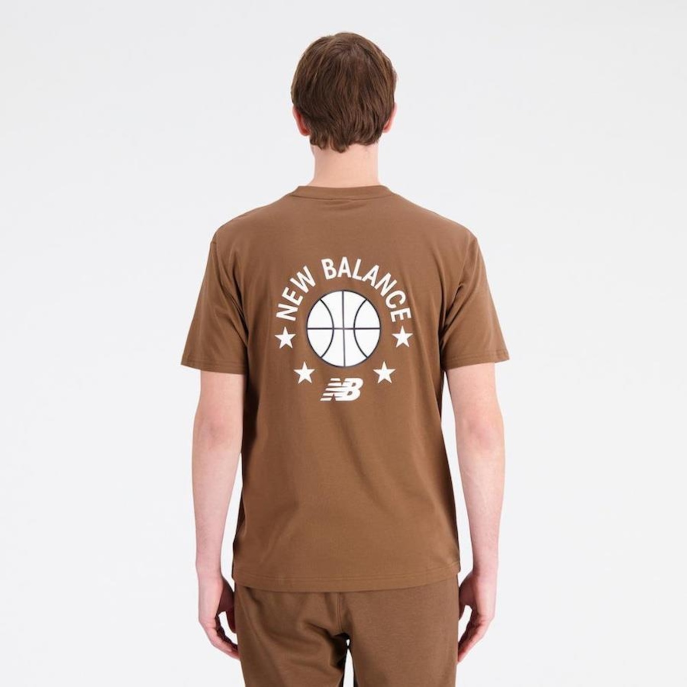 Camiseta New Balance Hoops - Masculina - Foto 3