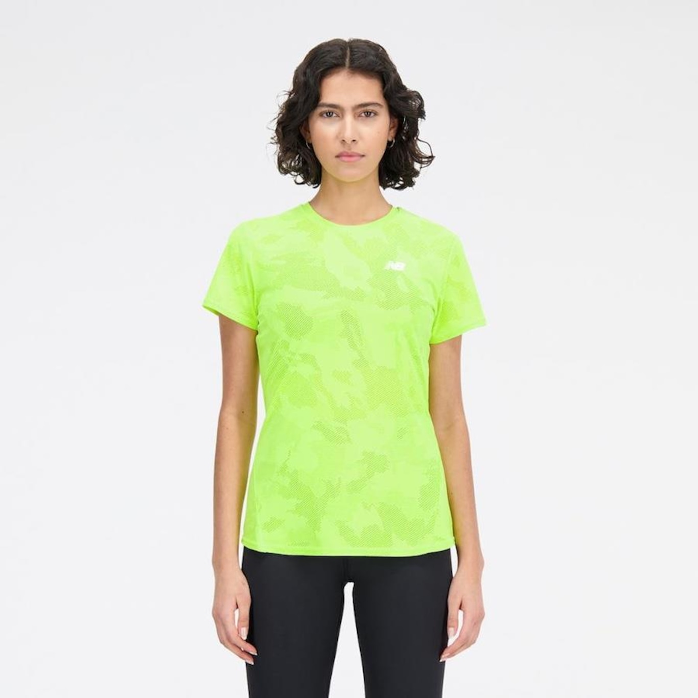 Camiseta New Balance Q Speed Jacquard - Feminina - Foto 1