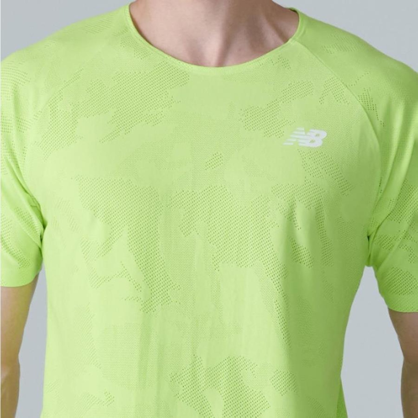 Camiseta New Balance Q Speed Jacquard - Masculina - Foto 3