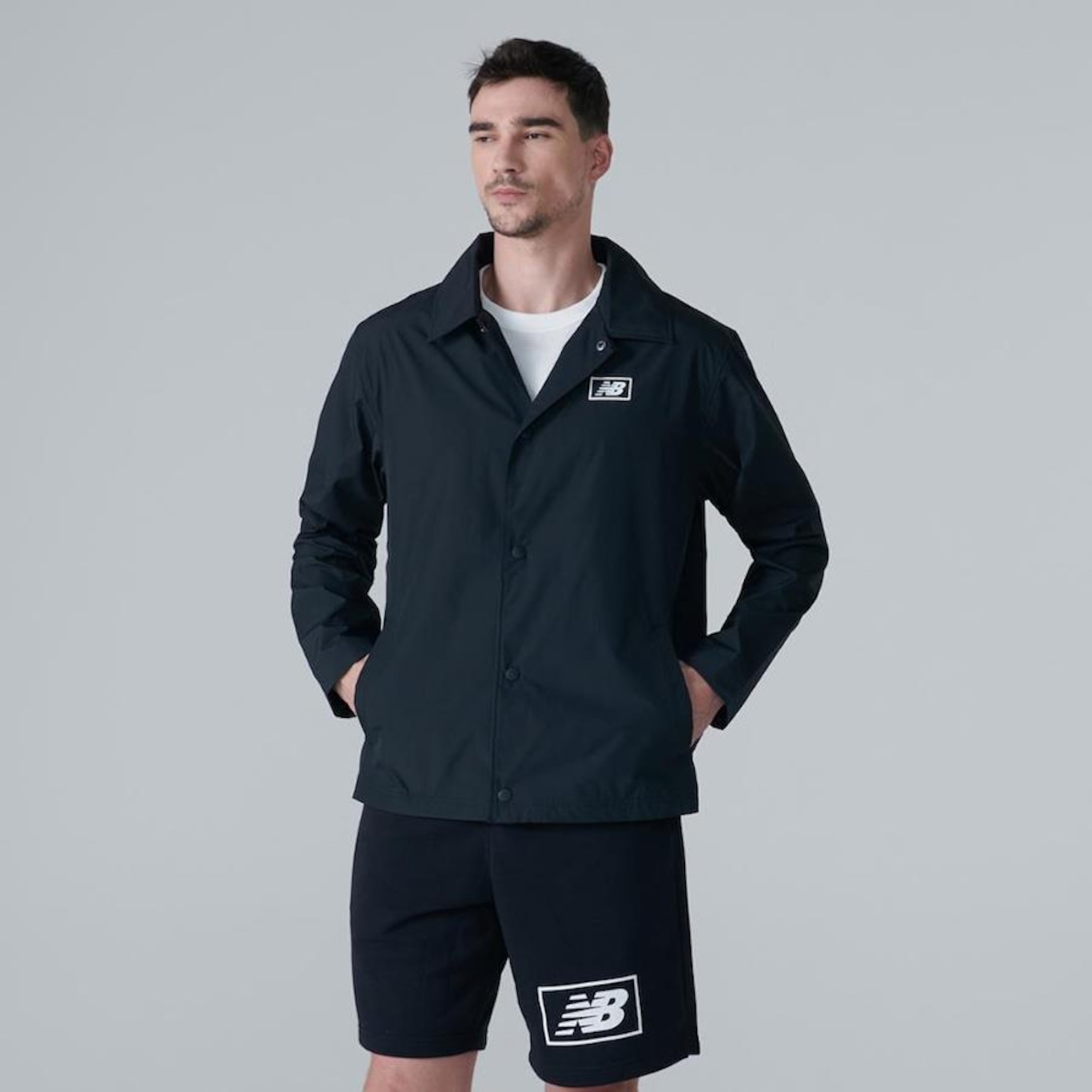 Jaqueta New Balance Essentials - Masculina - Foto 1