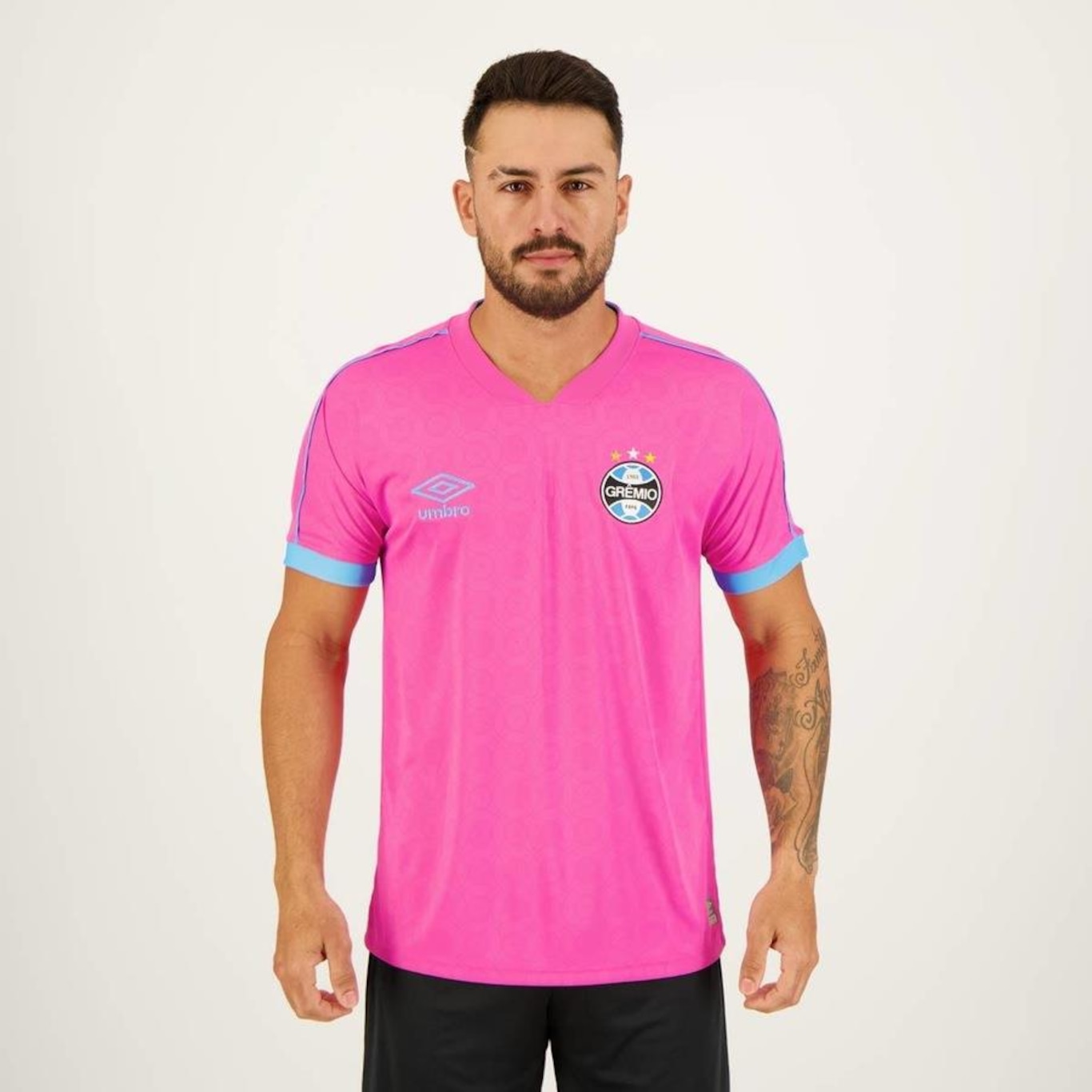 Camisa do Grêmio 2023 Outubro Umbro - Masculina - Foto 1