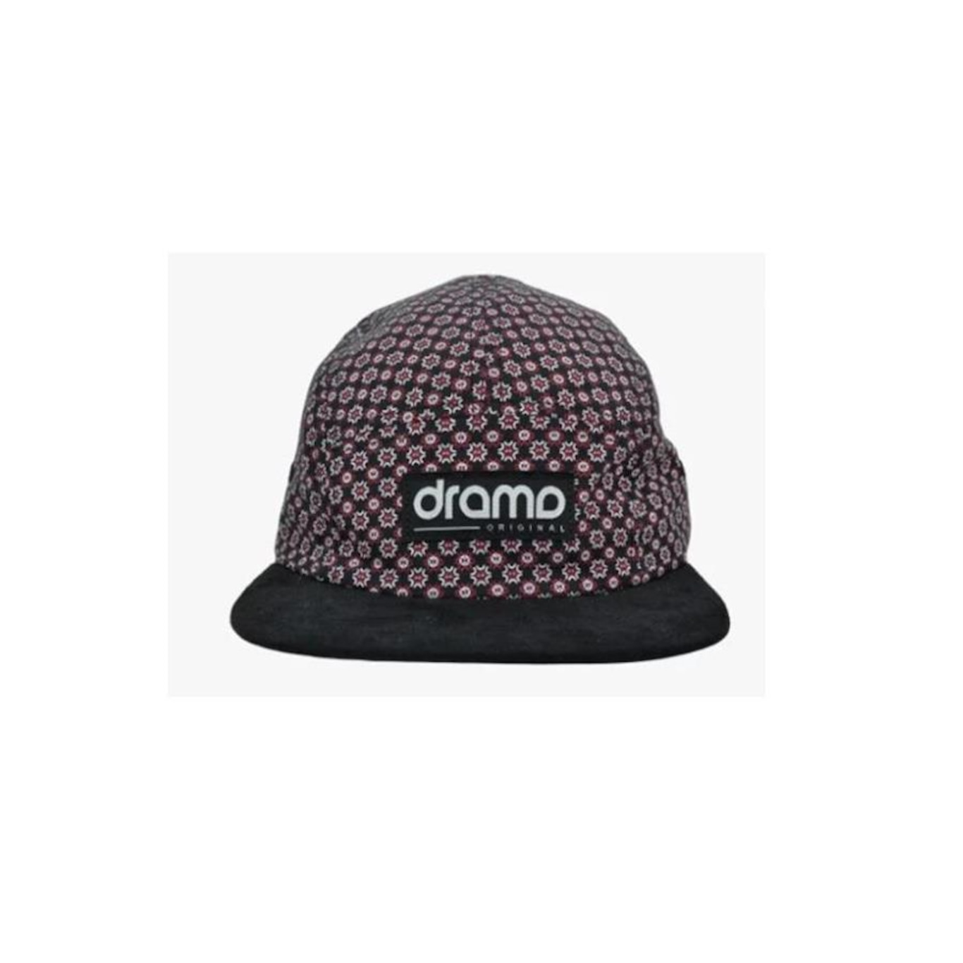 Boné Aba Reta Drama 5 Panel Texturado - Strapback - Adulto - Foto 1