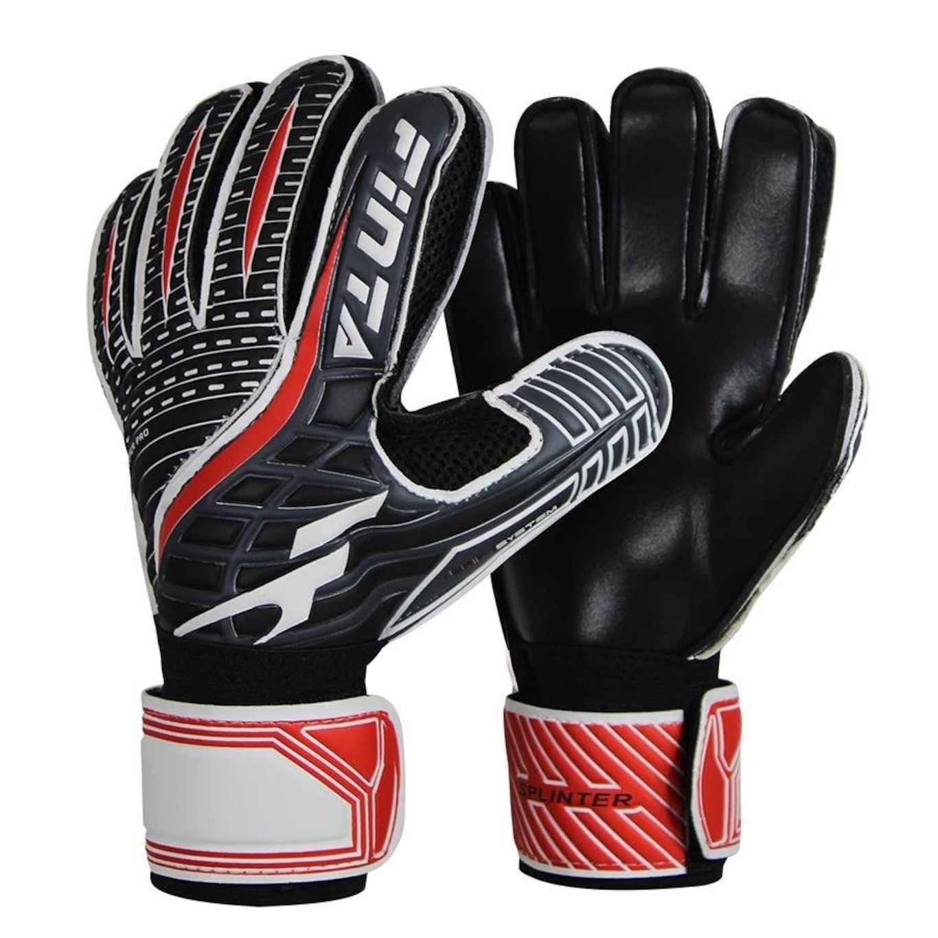 Luvas de Goleiro Finta Profissional Splinter Ii - Adulto - Foto 1