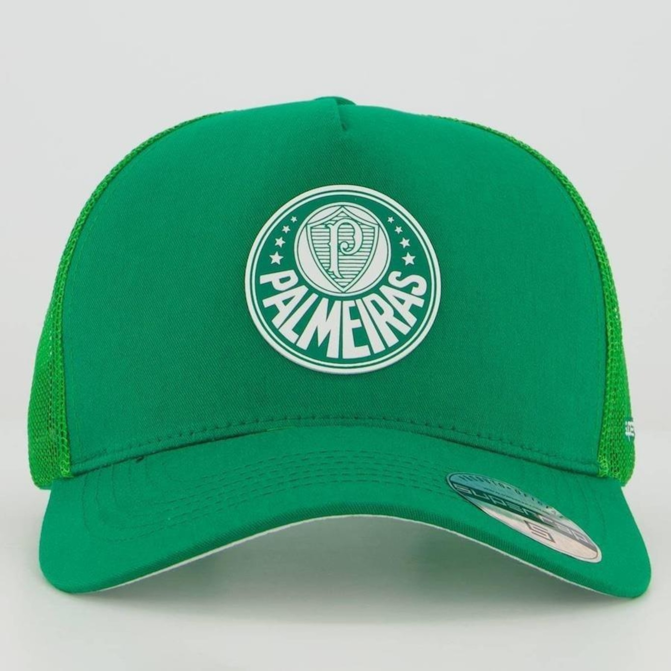 Boné Aba Curva do Palmeiras Supercap - Snapback - Trucker - Adulto - Foto 2