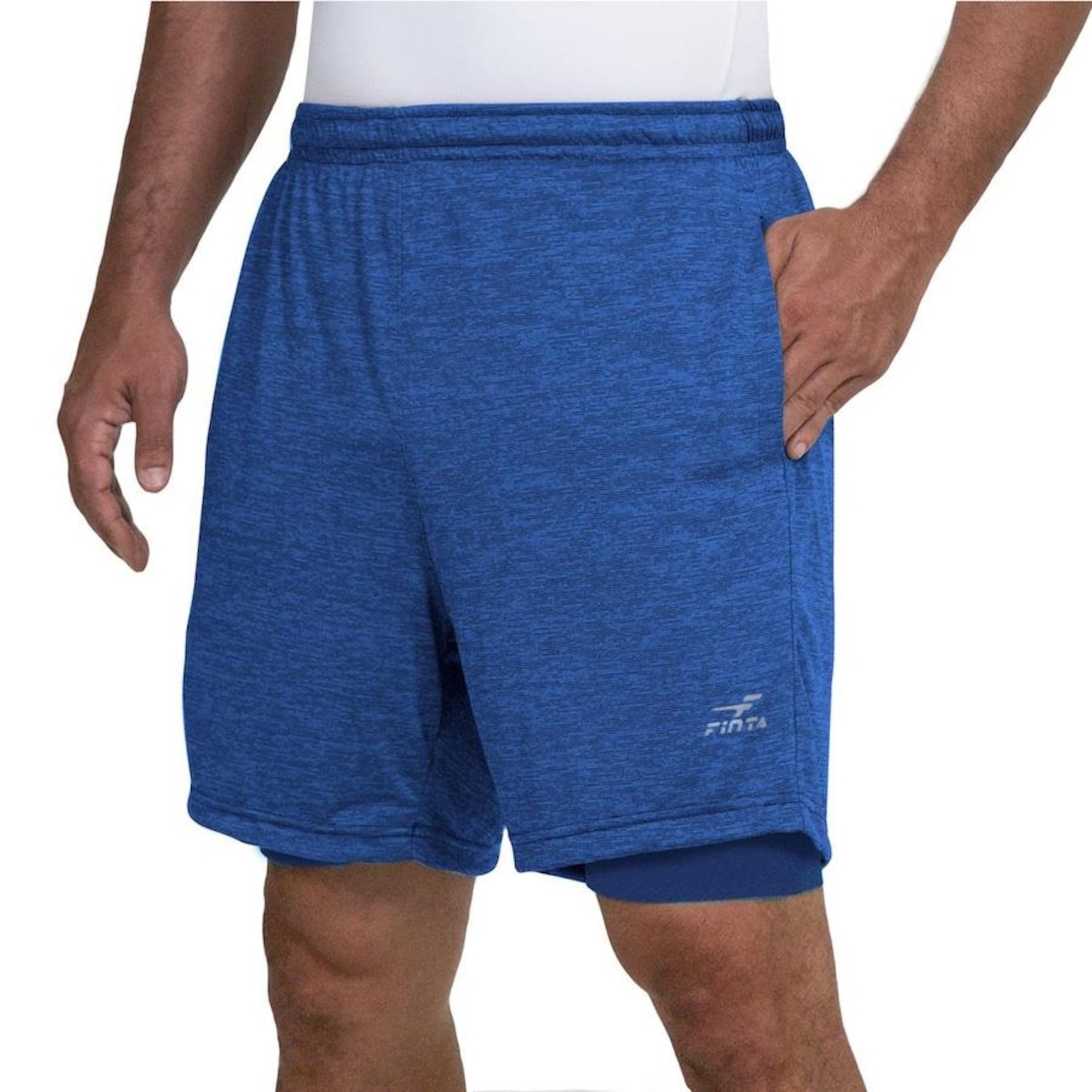 Shorts Finta Supino com Forro - Masculino - Foto 2