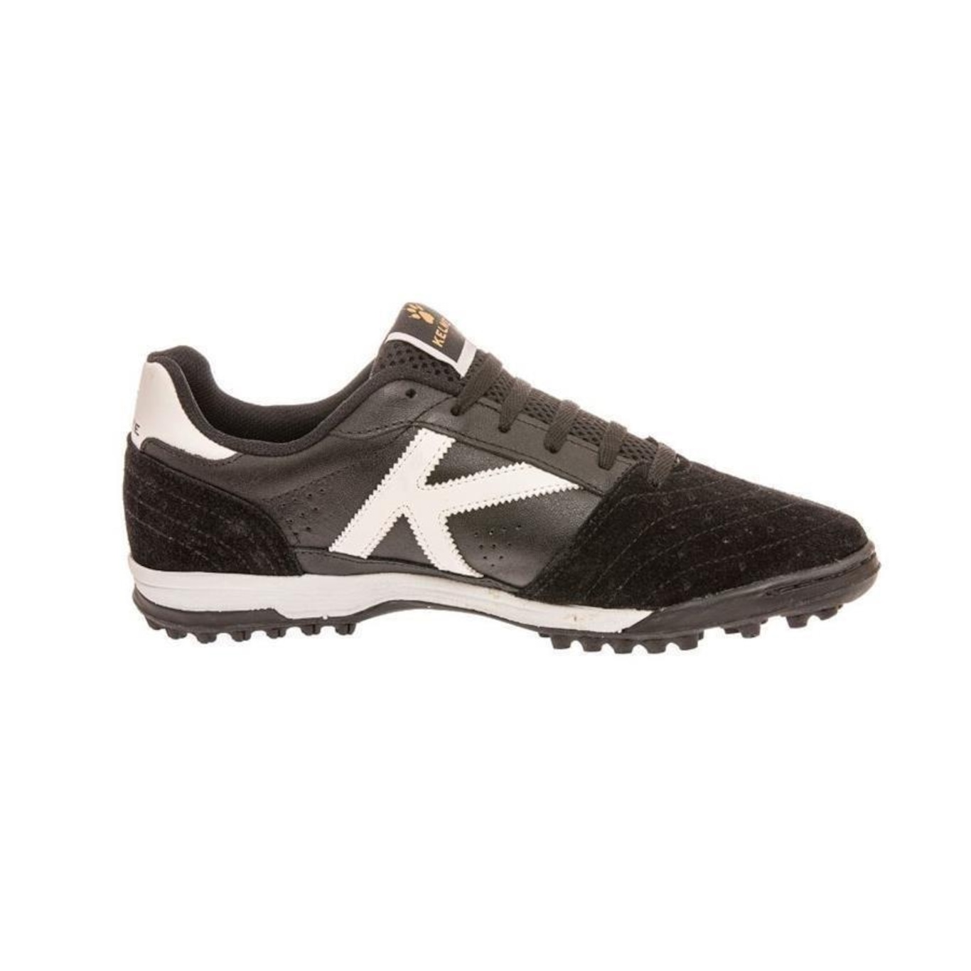 Chuteira Society Kelme Elite Couro Tf - Adulto - Foto 2