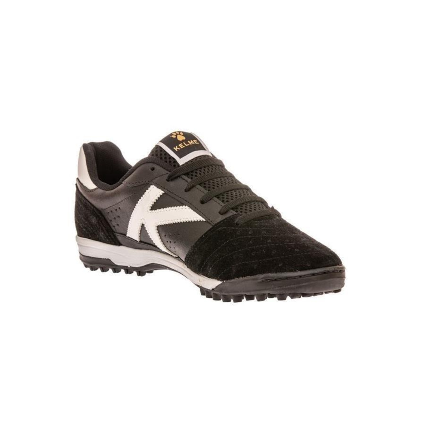 Chuteira Society Kelme Elite Couro Tf - Adulto - Foto 4