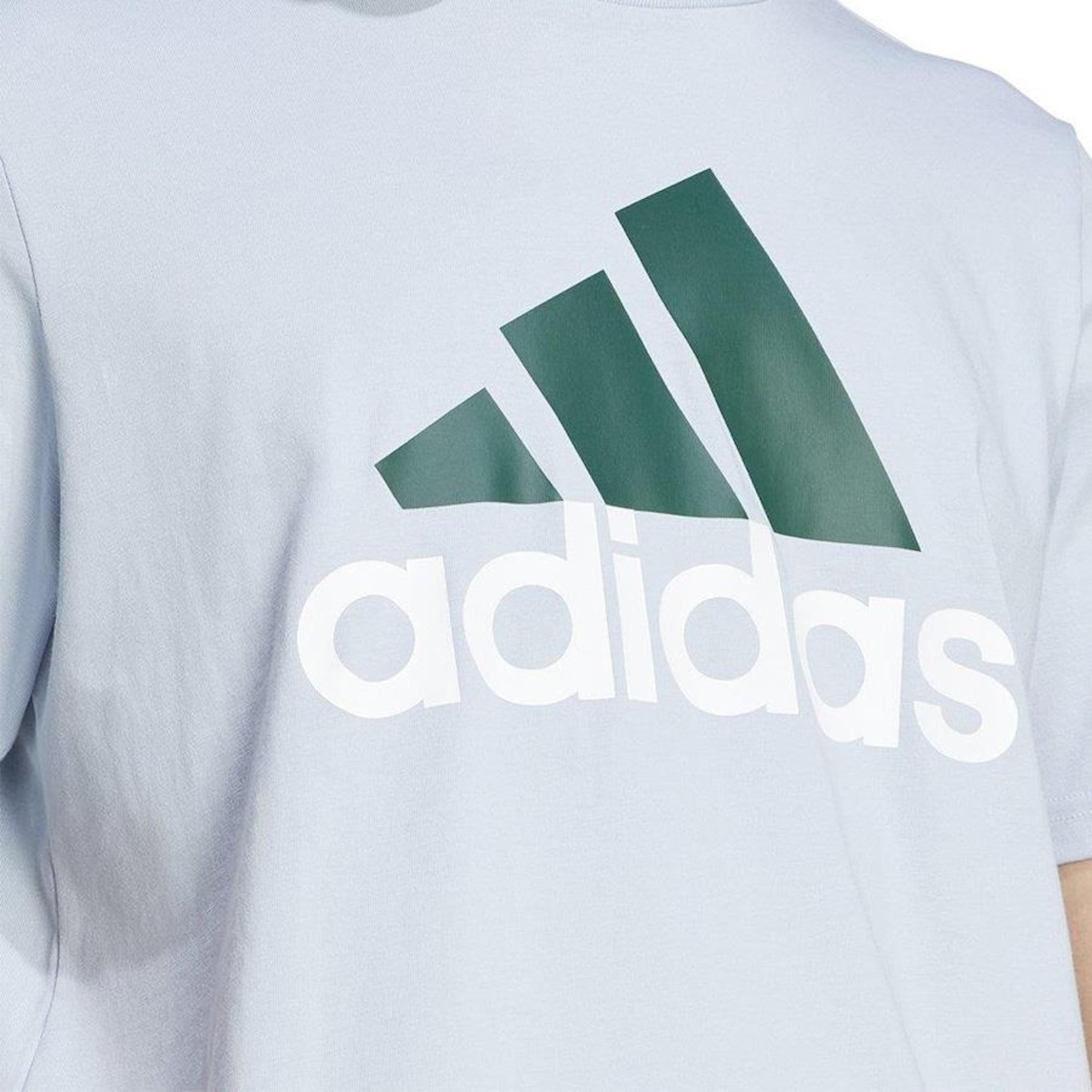 Camiseta Masculina adidas Manga Curta Big Logo - Foto 3