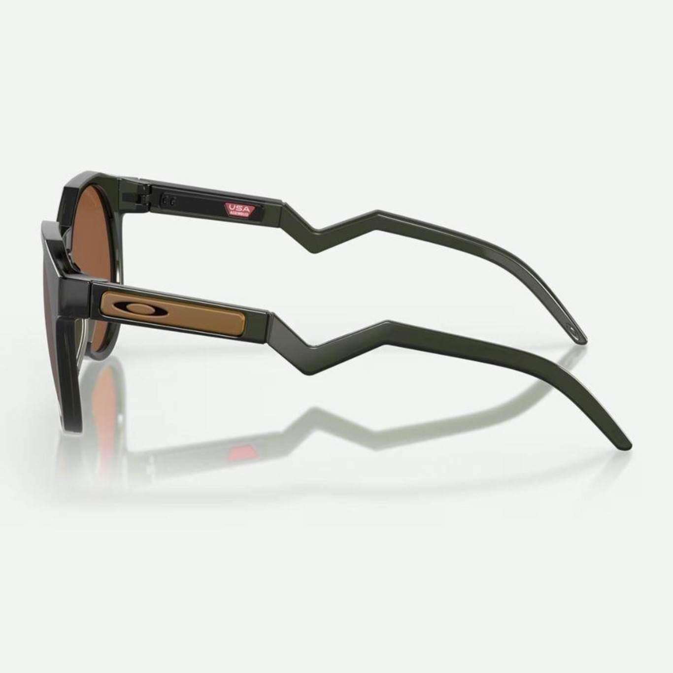 Óculos de Sol Unissex Oakley Hstn Prizm Tungsten Polarized Ink - Foto 4