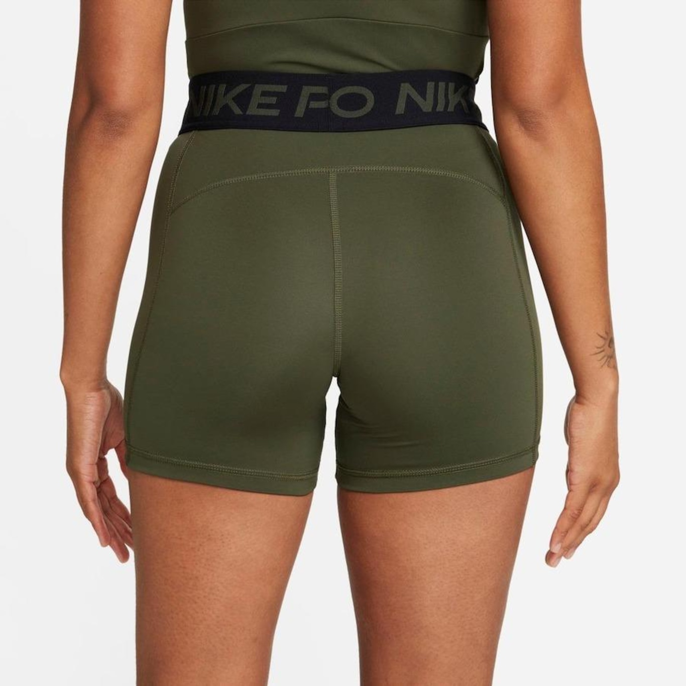 Olive green nike shorts hot sale womens