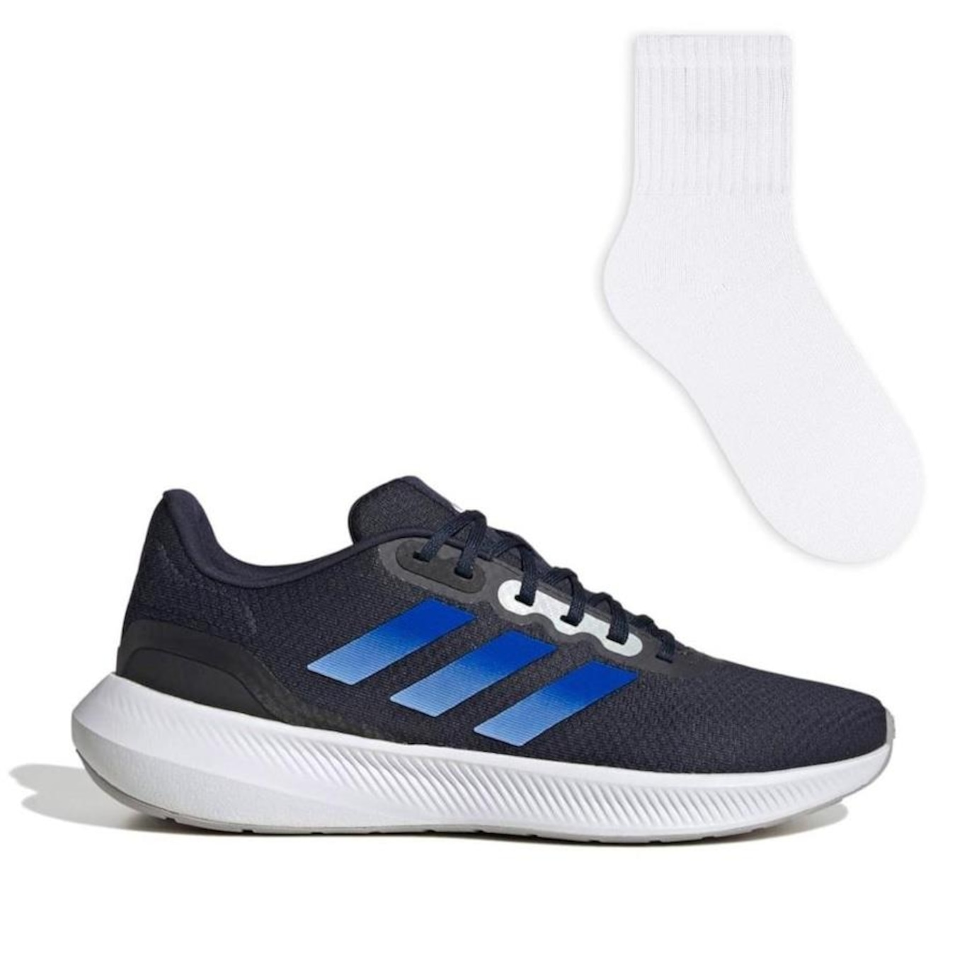 Tênis adidas Runfalcon 3 + Meia Color Sports - Masculino - Foto 1