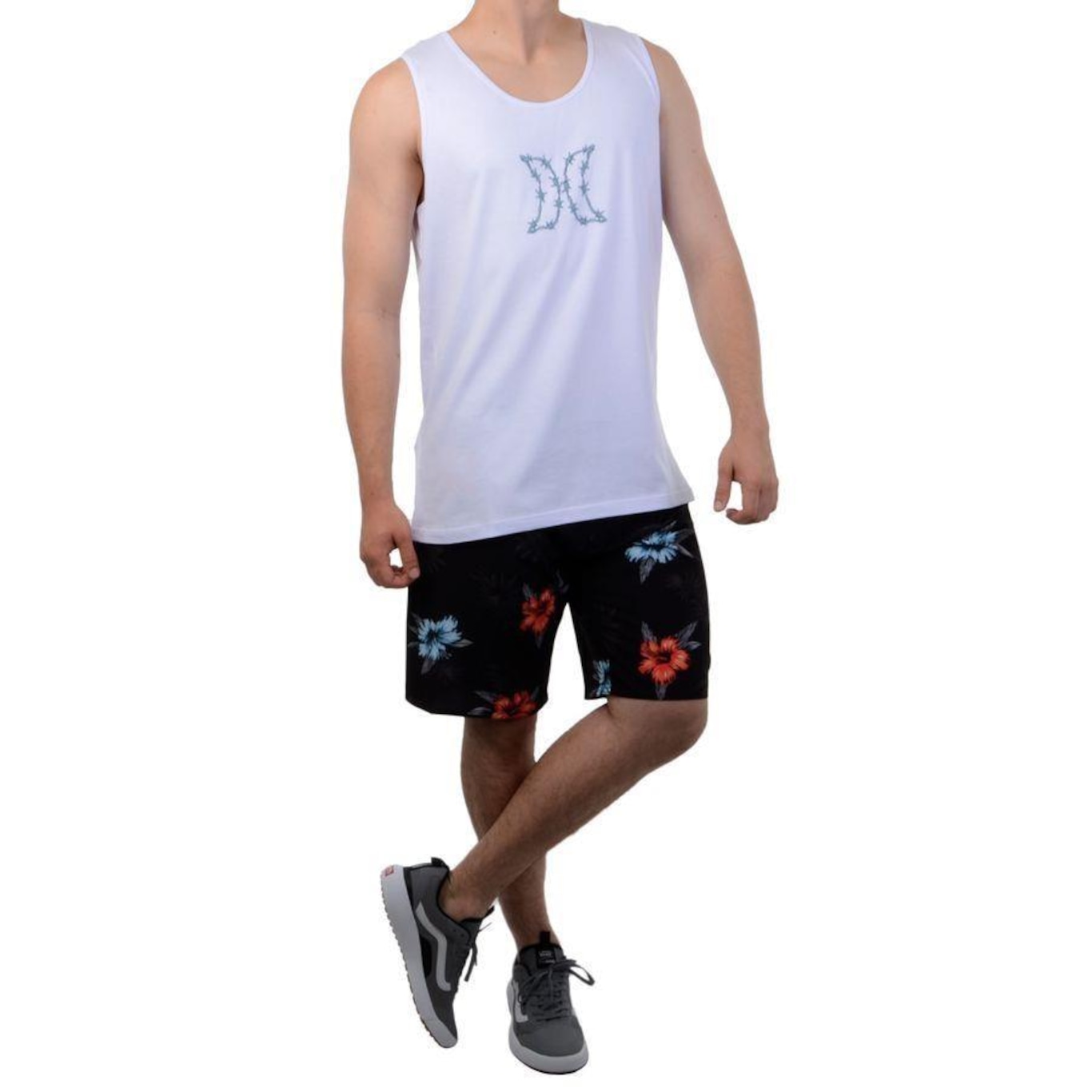 Camiseta Regata Hurley Silk Hard - Masculina - Foto 1