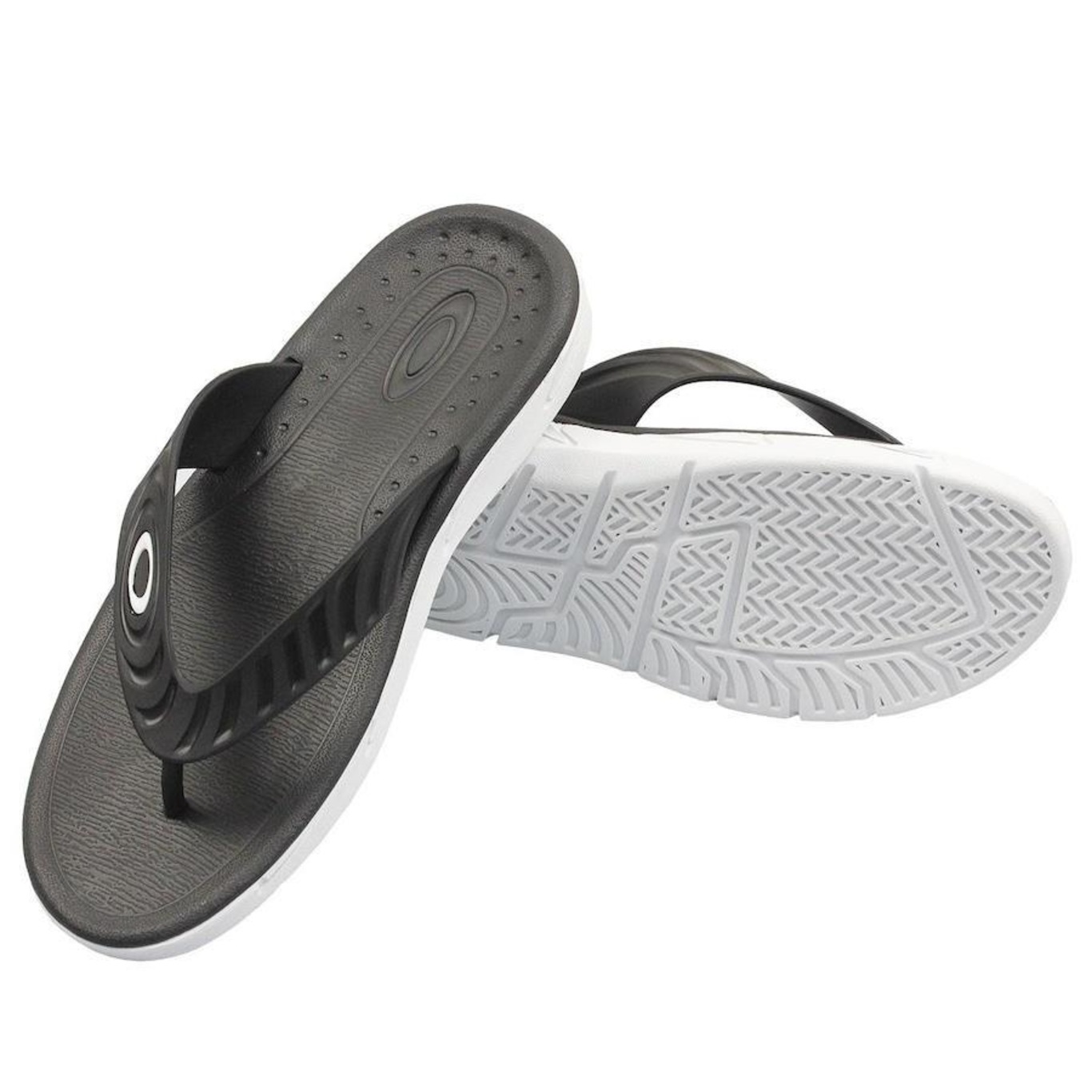 Chinelo Oakley Crowd Jet - Masculino - Foto 3