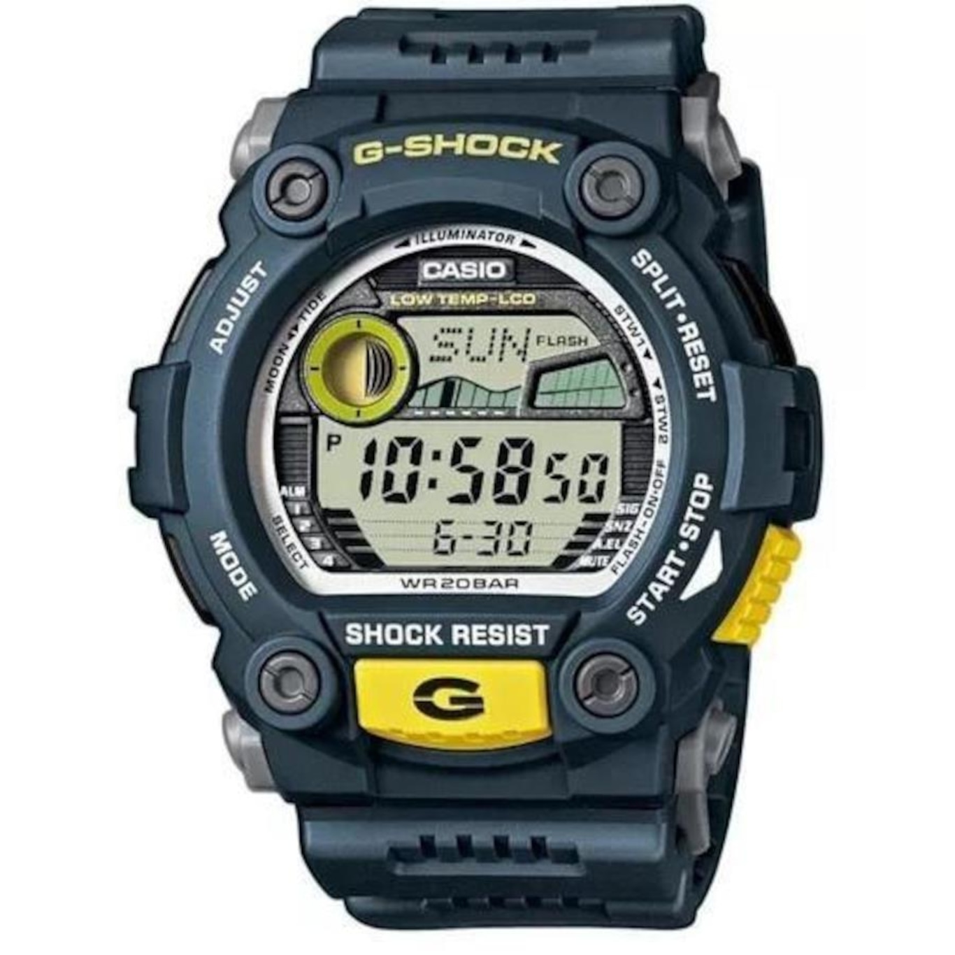 Relógio Digital G-Shock Tábua de Maré G-7900-2Dr G Rescue - Foto 1