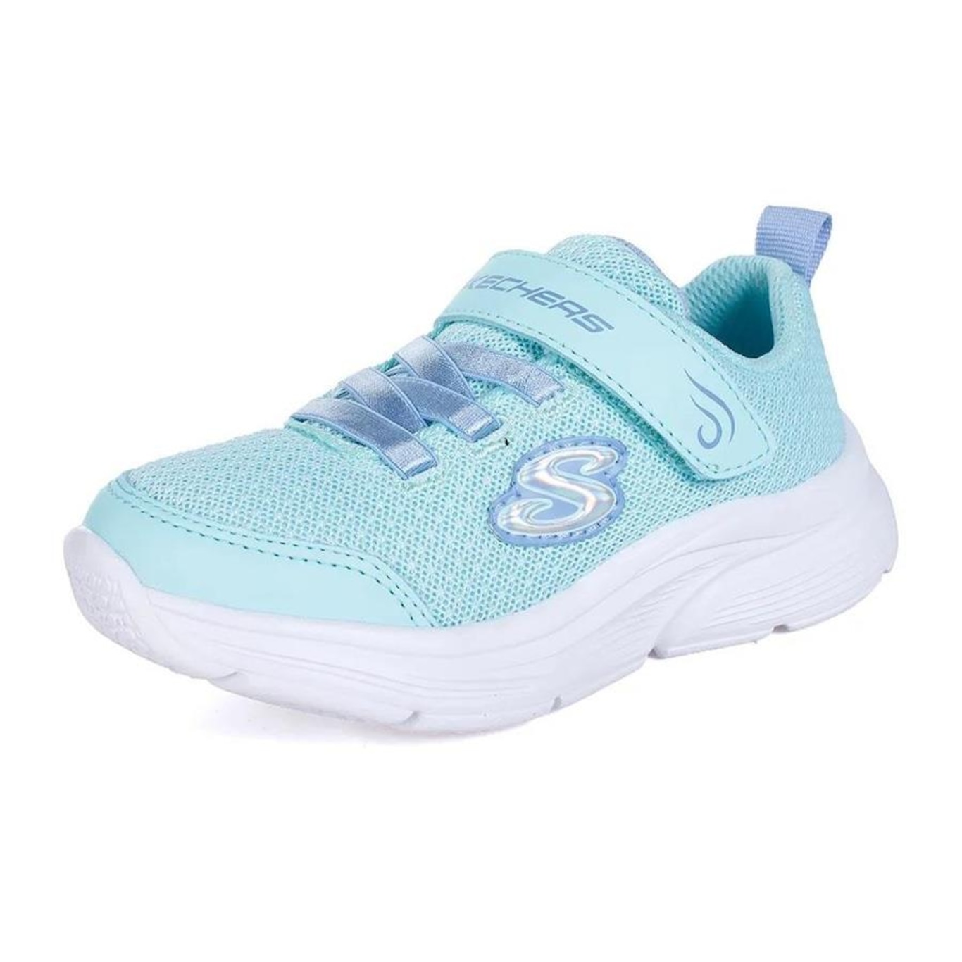 Tênis Skechers Wavy Lites - Infantil - Foto 2