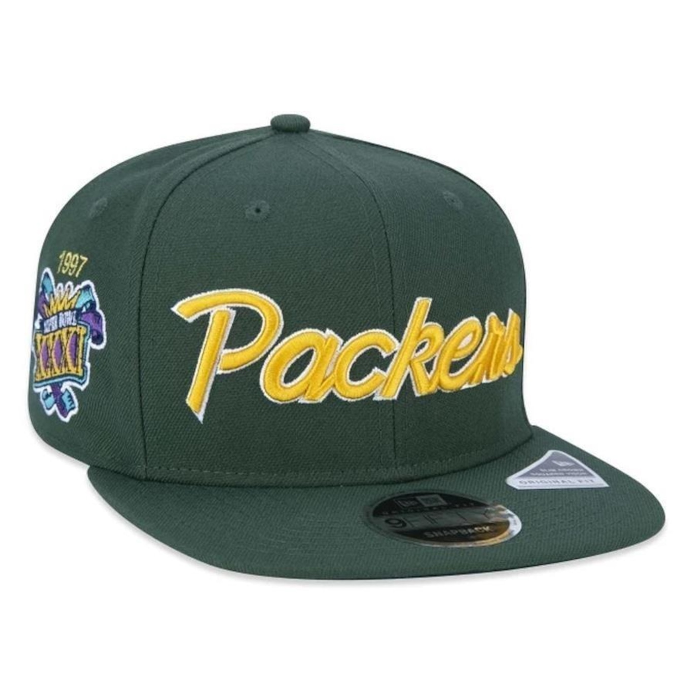 Boné Aba Reta New Era 950 Green Bay Packers Core - Snapback - Adulto - Foto 4