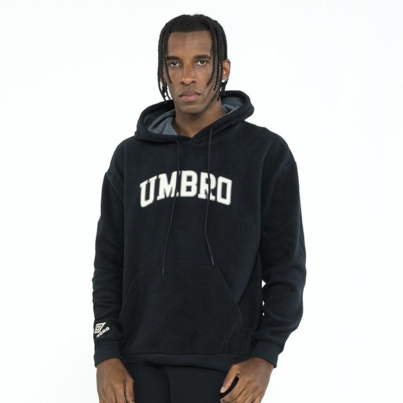 Blusão com Capuz Umbro College Concept - Masculino - Foto 1