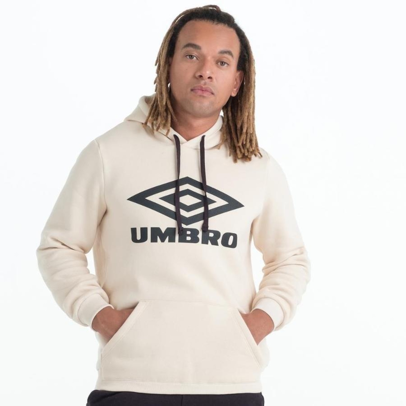 Blusão com Capuz Umbro D.Essential C/Felpa - Masculino - Foto 1