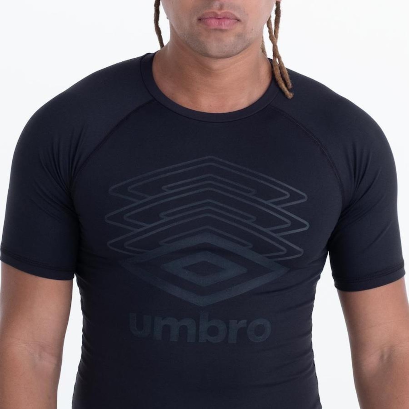 Camisa Térmica Umbro Diamond Shadow - Masculina - Foto 4