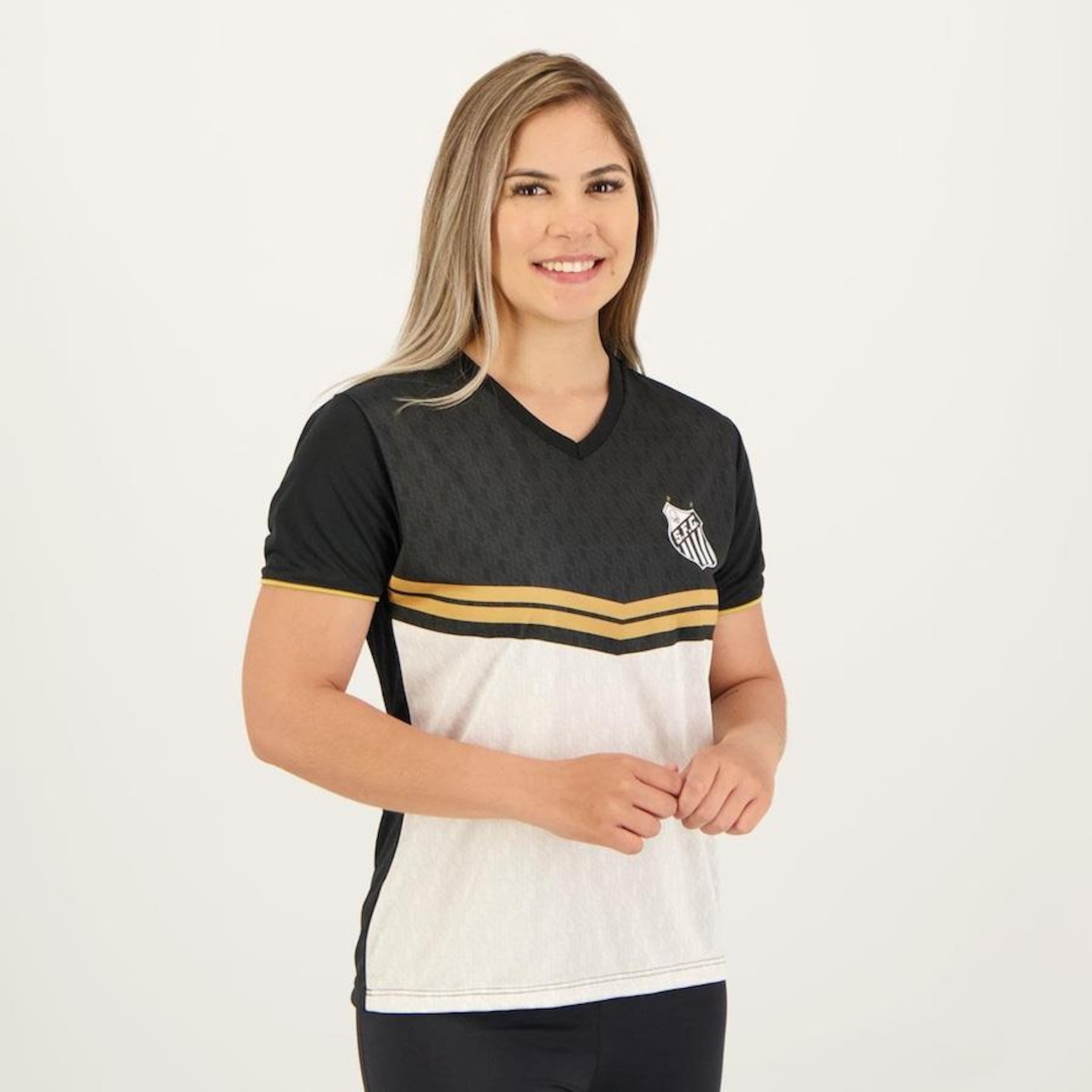 Camisa do Santos Braziline Study - Feminina - Foto 1