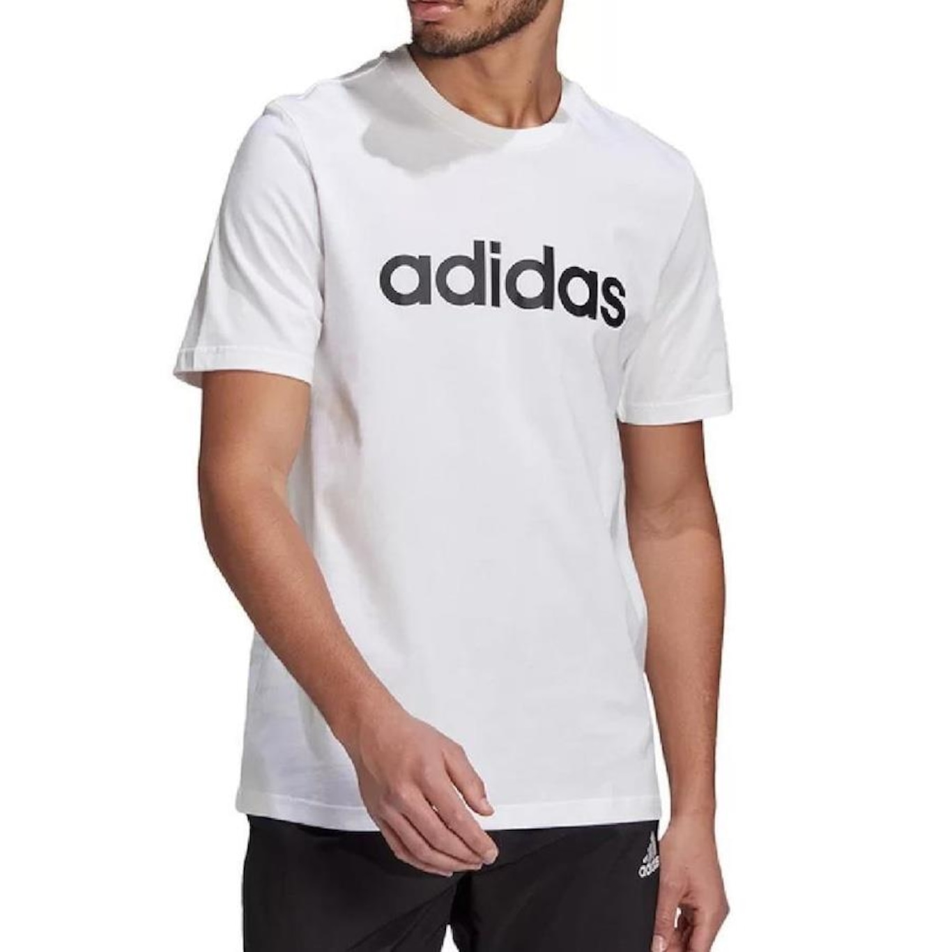 Camiseta adidas Logo Linear - Masculina - Foto 1