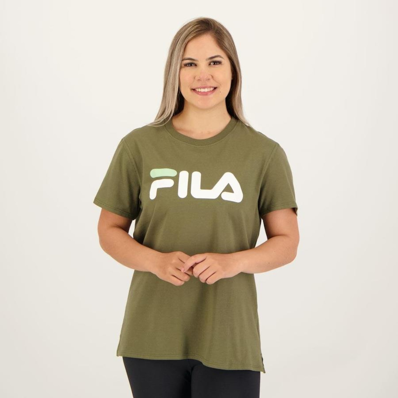 Camiseta Fila Letter Premium Ii - Feminina - Foto 1