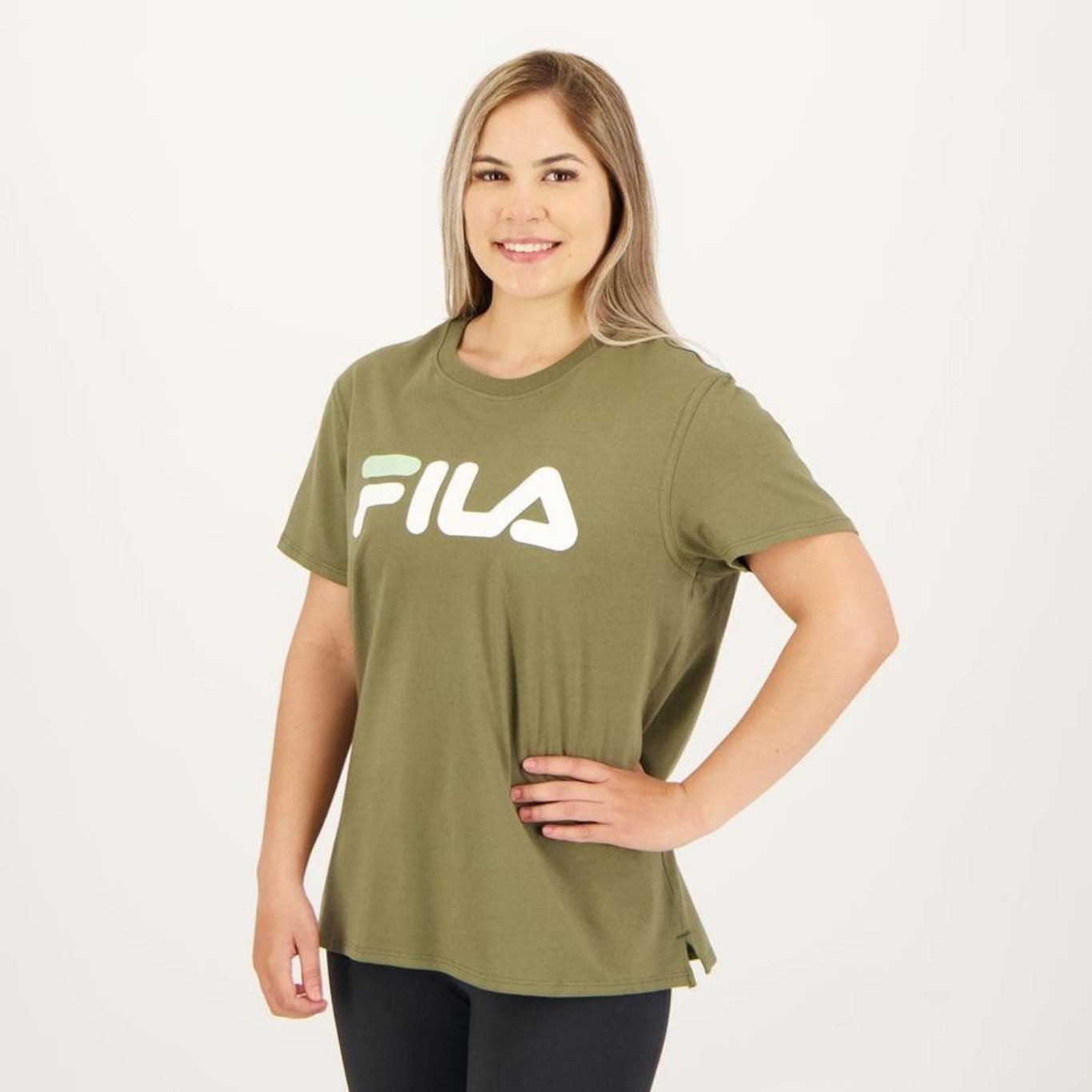 Camiseta Fila Letter Premium Ii - Feminina - Foto 2